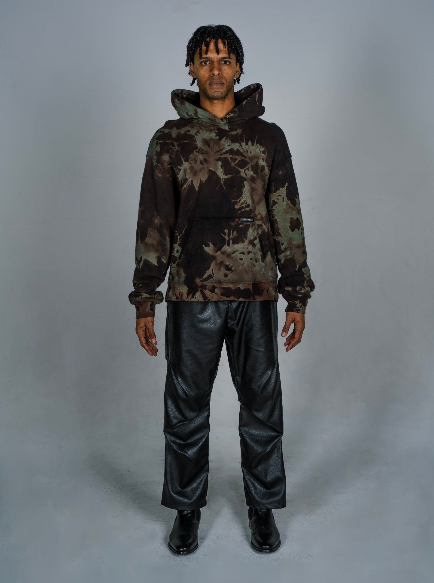 Nahmias Classic Branded Hoodie in Atmosphere / X-LARGE