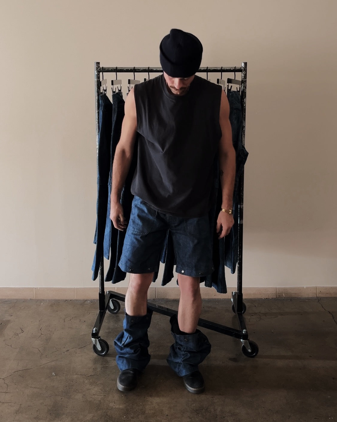 Adaptation Convertible Denim Cargo Pant in Pacific / MULTIPLE SIZES