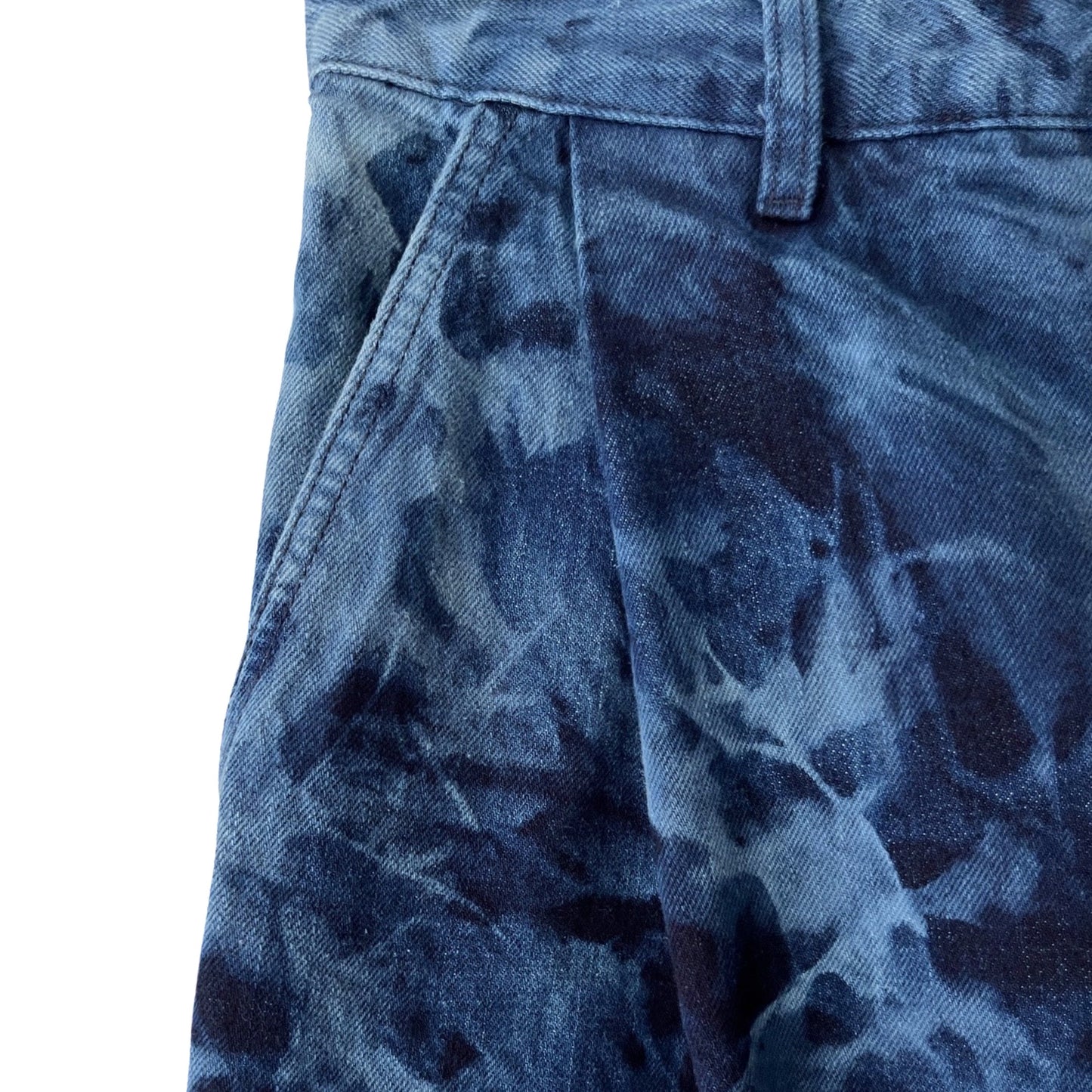 Distressed Denim 2-Piece Set (Pullover & Pants) in Maritime / MEDIUM or LARGE