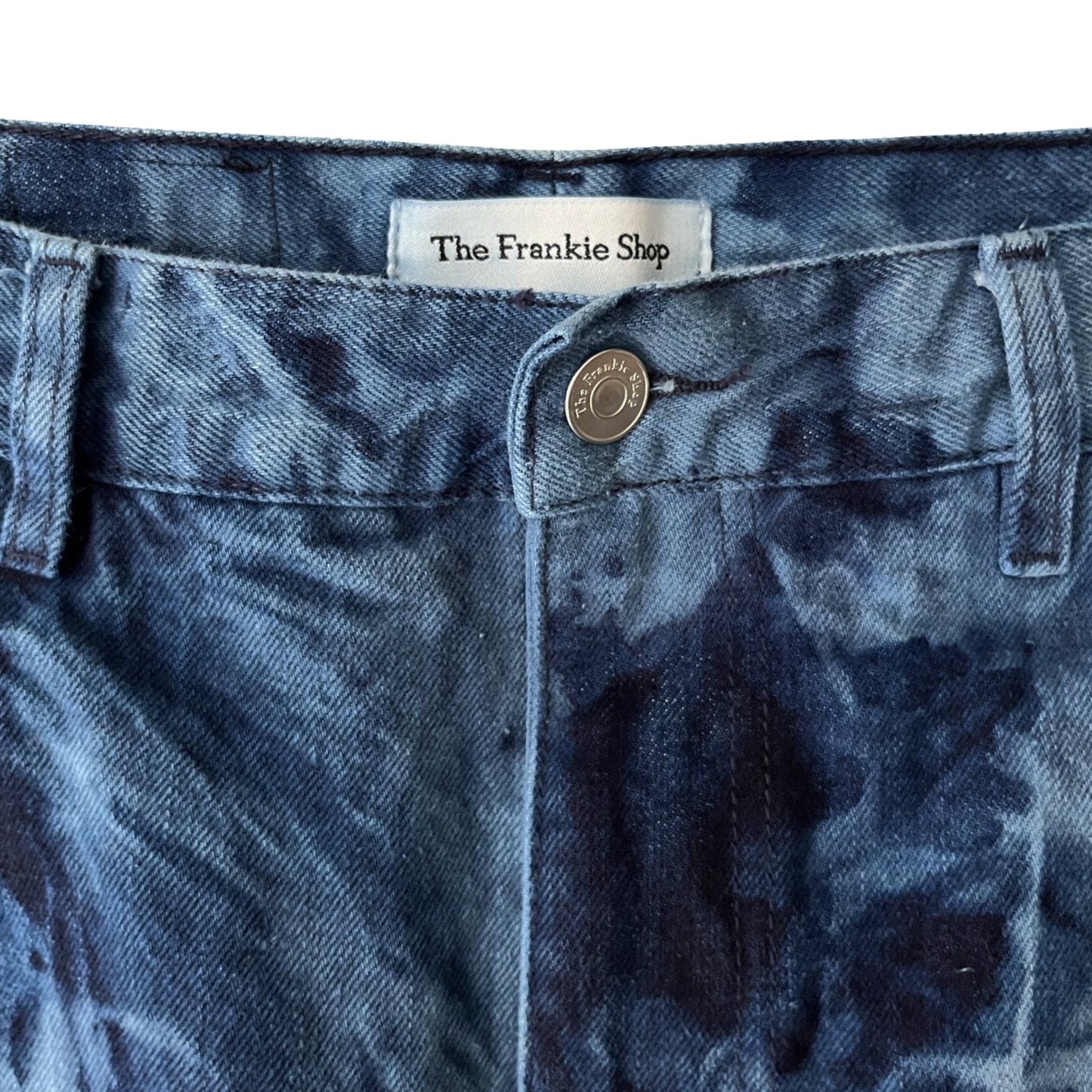 Distressed Denim 2-Piece Set (Pullover & Pants) in Maritime / MEDIUM or LARGE