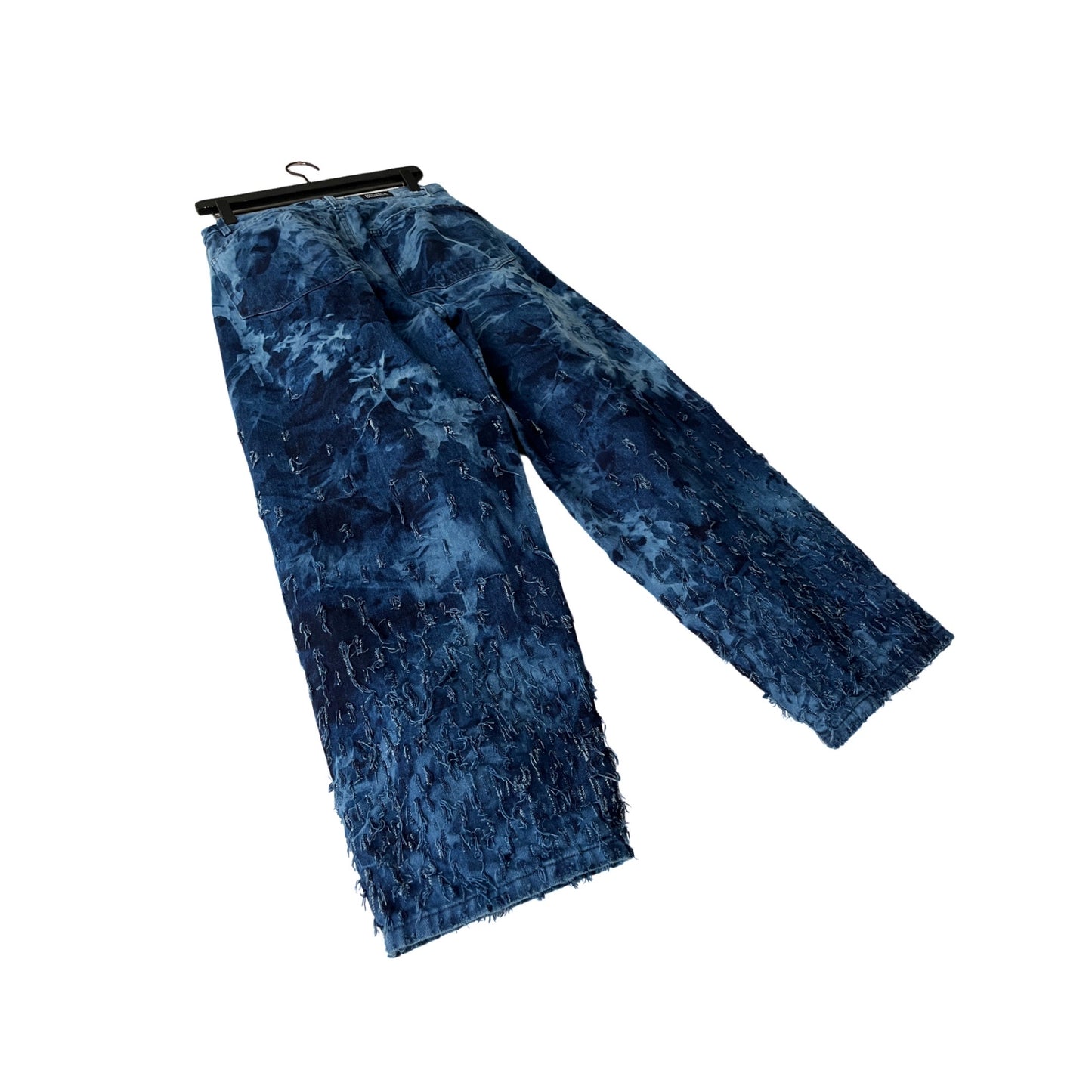 Distressed Denim 2-Piece Set (Pullover & Pants) in Maritime / MEDIUM or LARGE