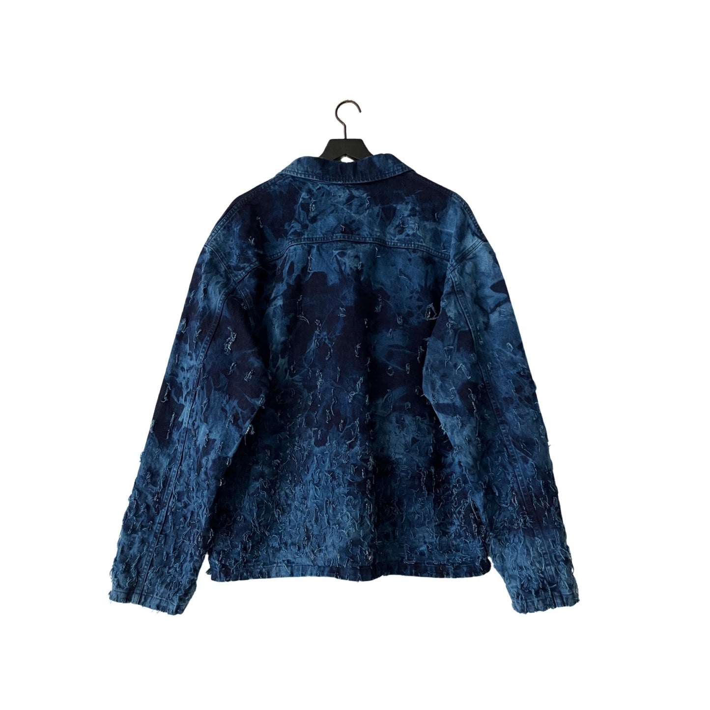 Distressed Denim 2-Piece Set (Pullover & Pants) in Maritime / MEDIUM or LARGE