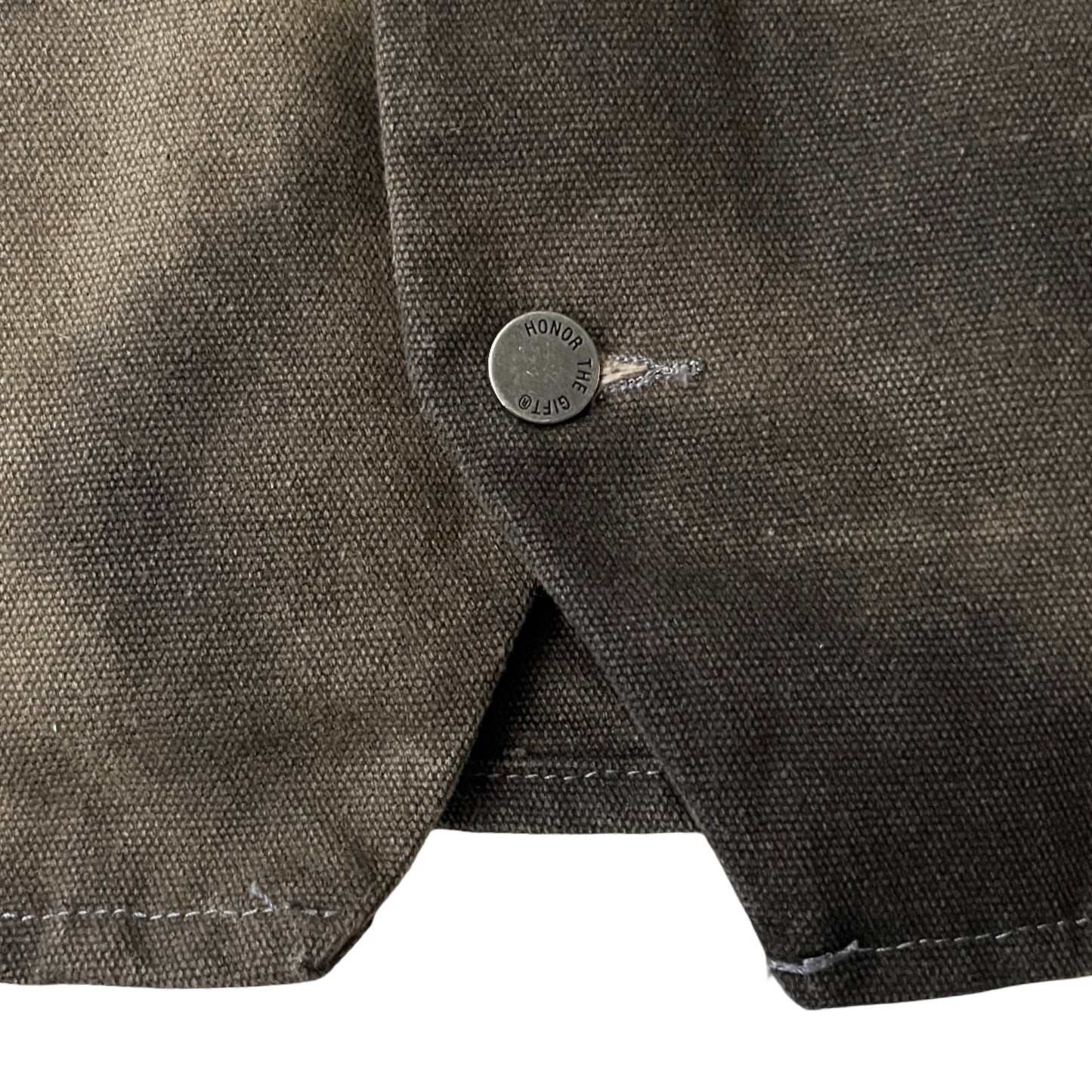 Honor The Gift Fairfax Canvas Vest in Gneiss / X-LARGE