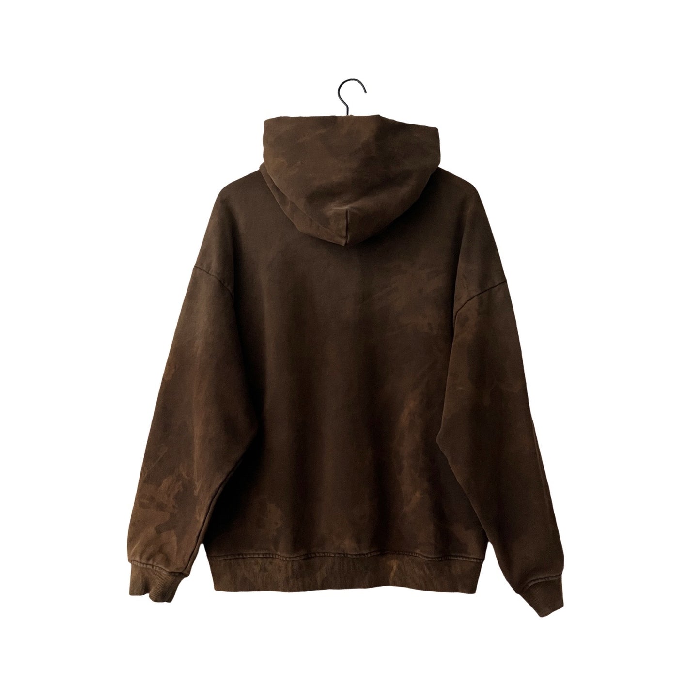 Distressed Heavyweight Hoodie in Oak / MEDIUM (or Large)