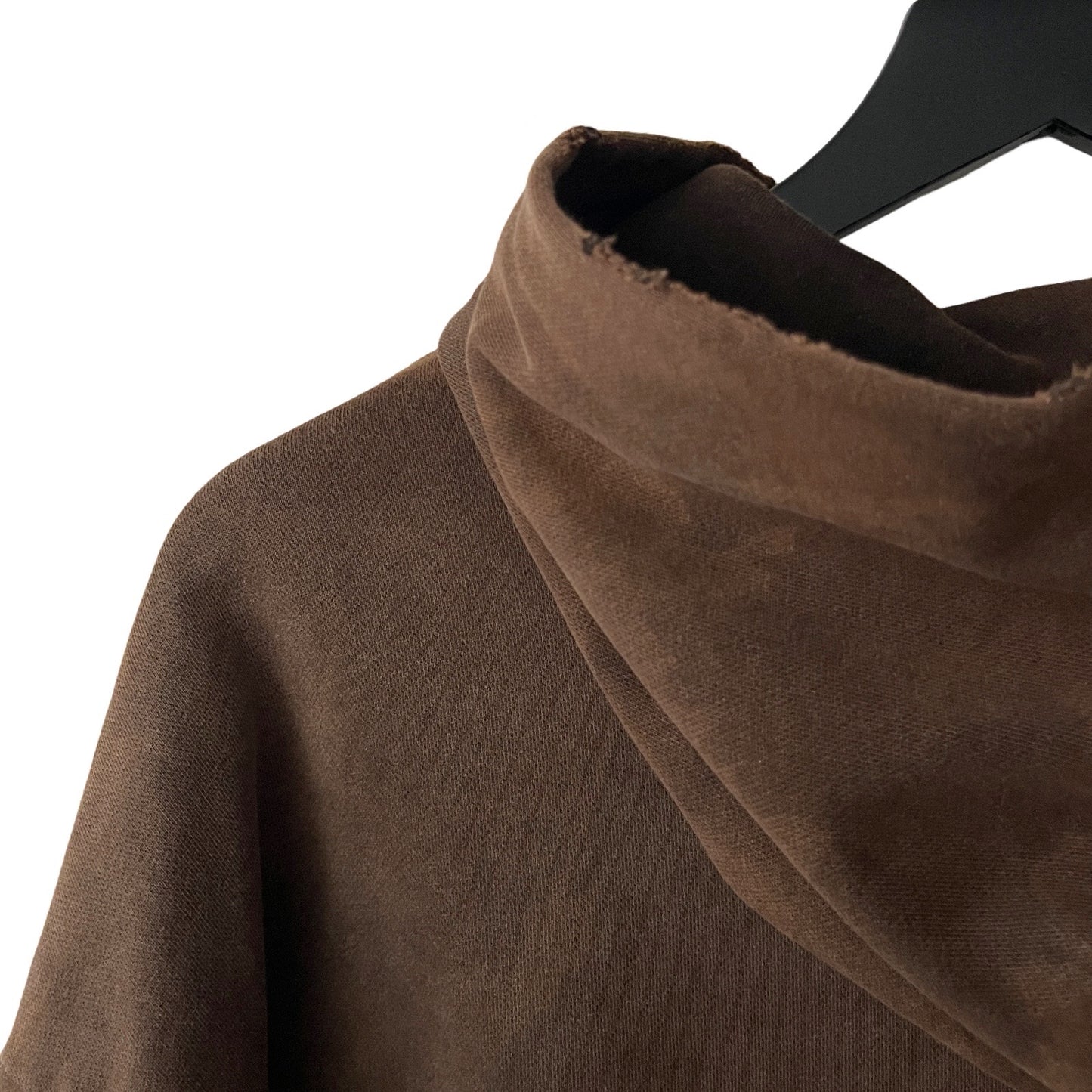 Distressed Heavyweight Hoodie in Oak / MEDIUM (or Large)