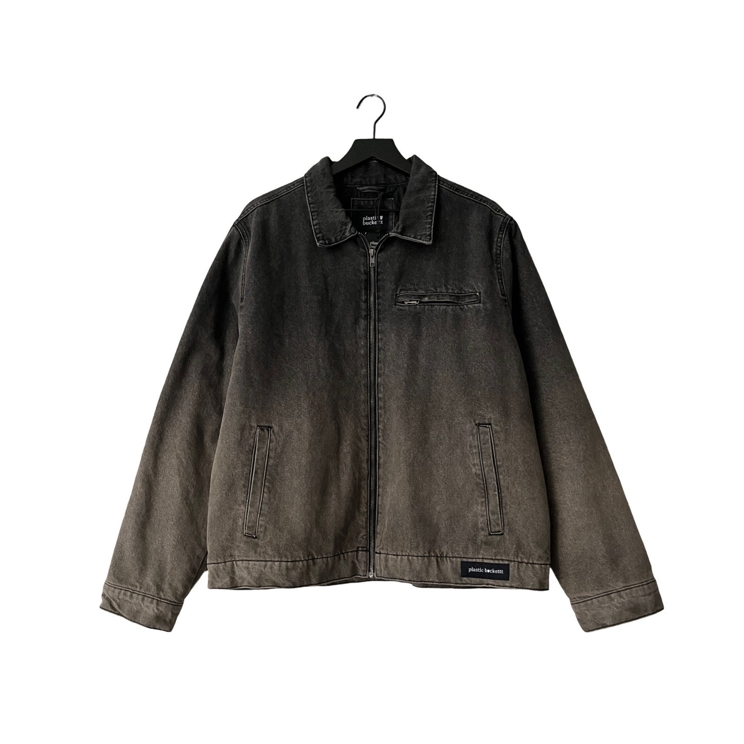 Denim Quilted Workwear Jacket in Fume / X-LARGE