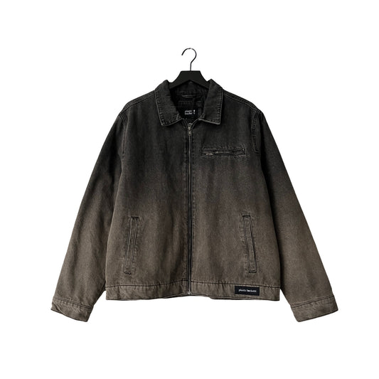 Denim Quilted Workwear Jacket in Fume / X-LARGE