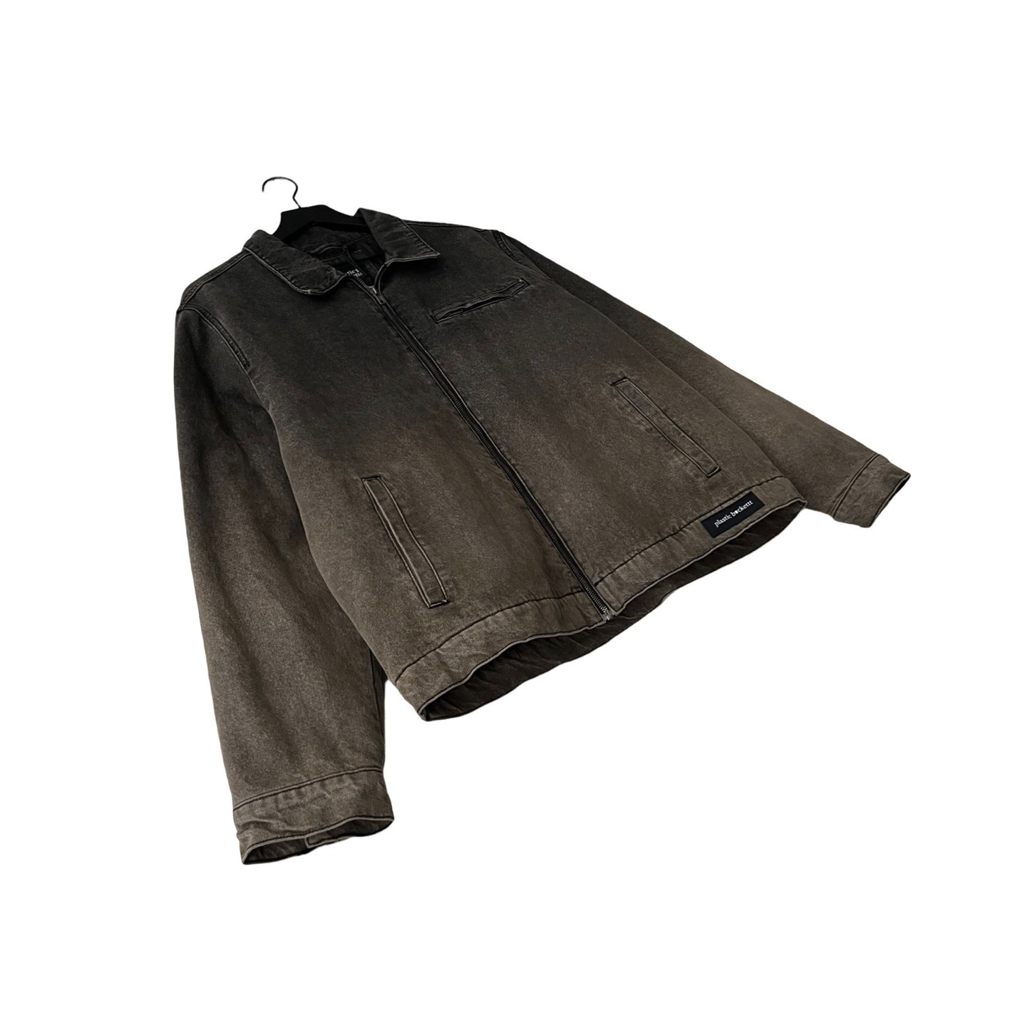 Denim Quilted Workwear Jacket in Fume / X-LARGE