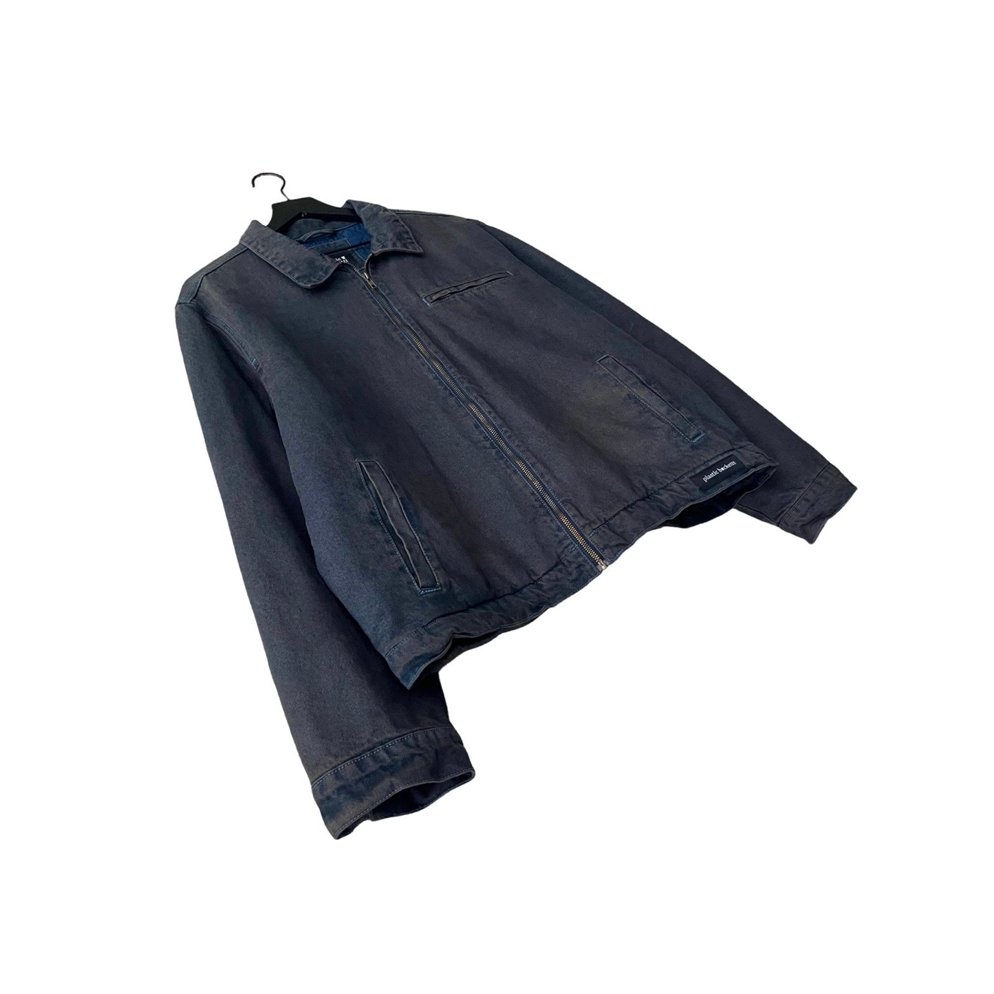 Denim Quilted Workwear Jacket in Tide / X-LARGE