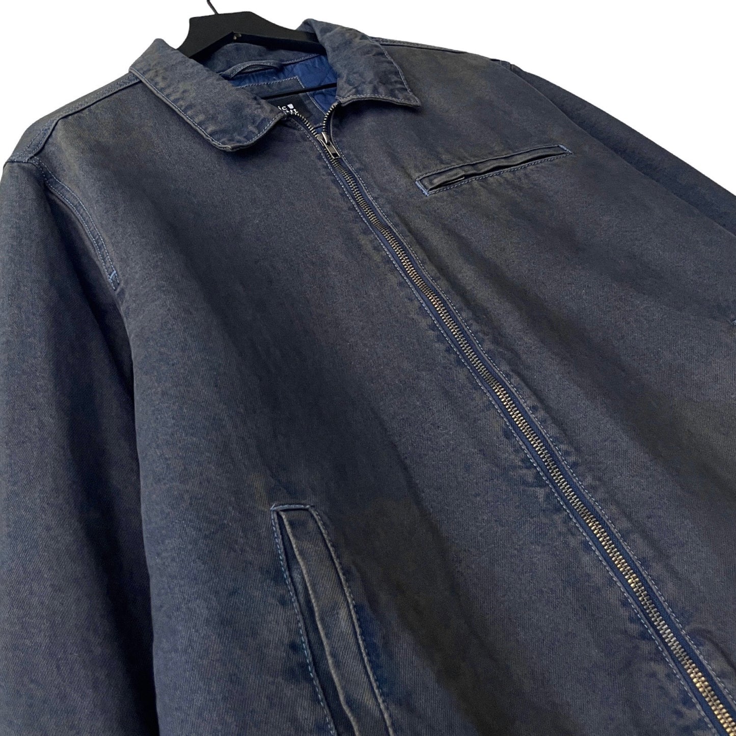 Denim Quilted Workwear Jacket in Tide / X-LARGE