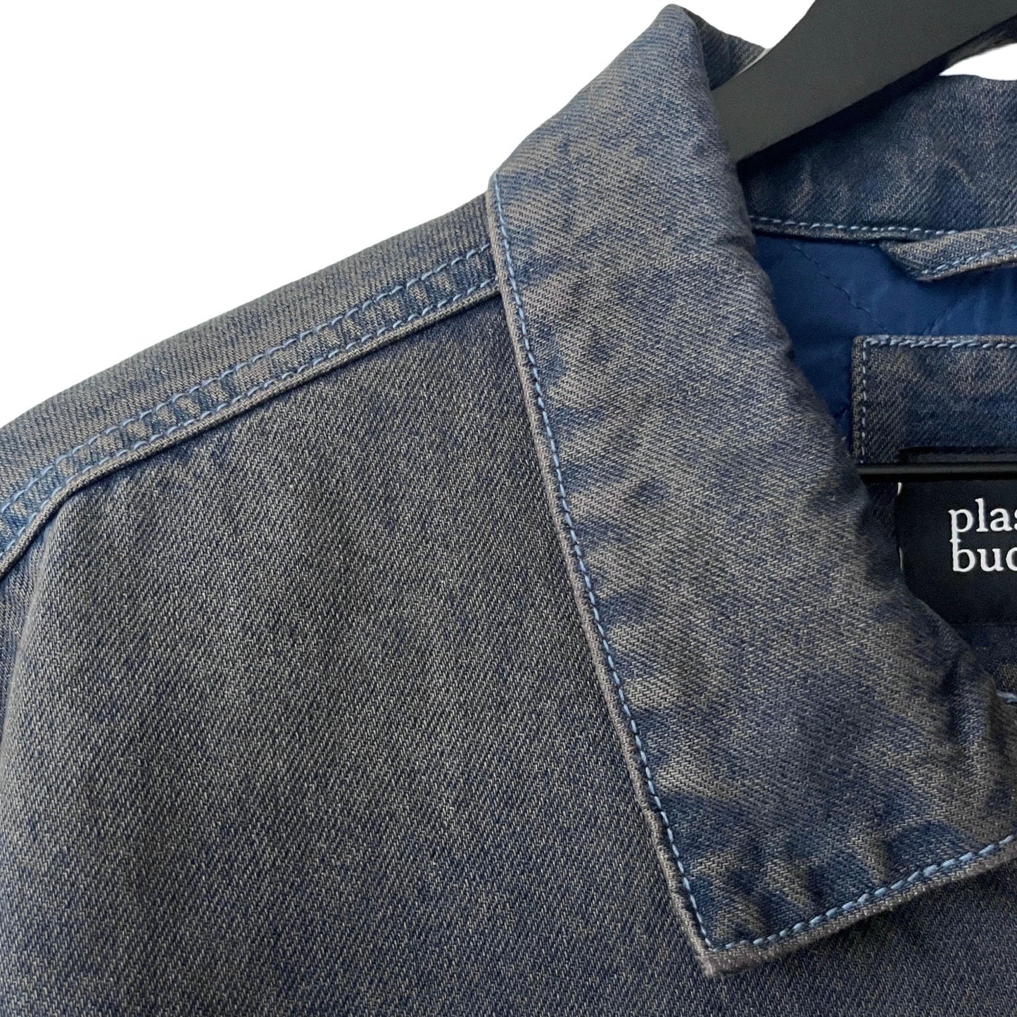 Denim Quilted Workwear Jacket in Tide / X-LARGE