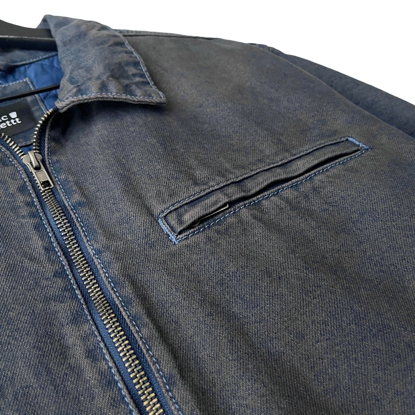 Denim Quilted Workwear Jacket in Tide / X-LARGE