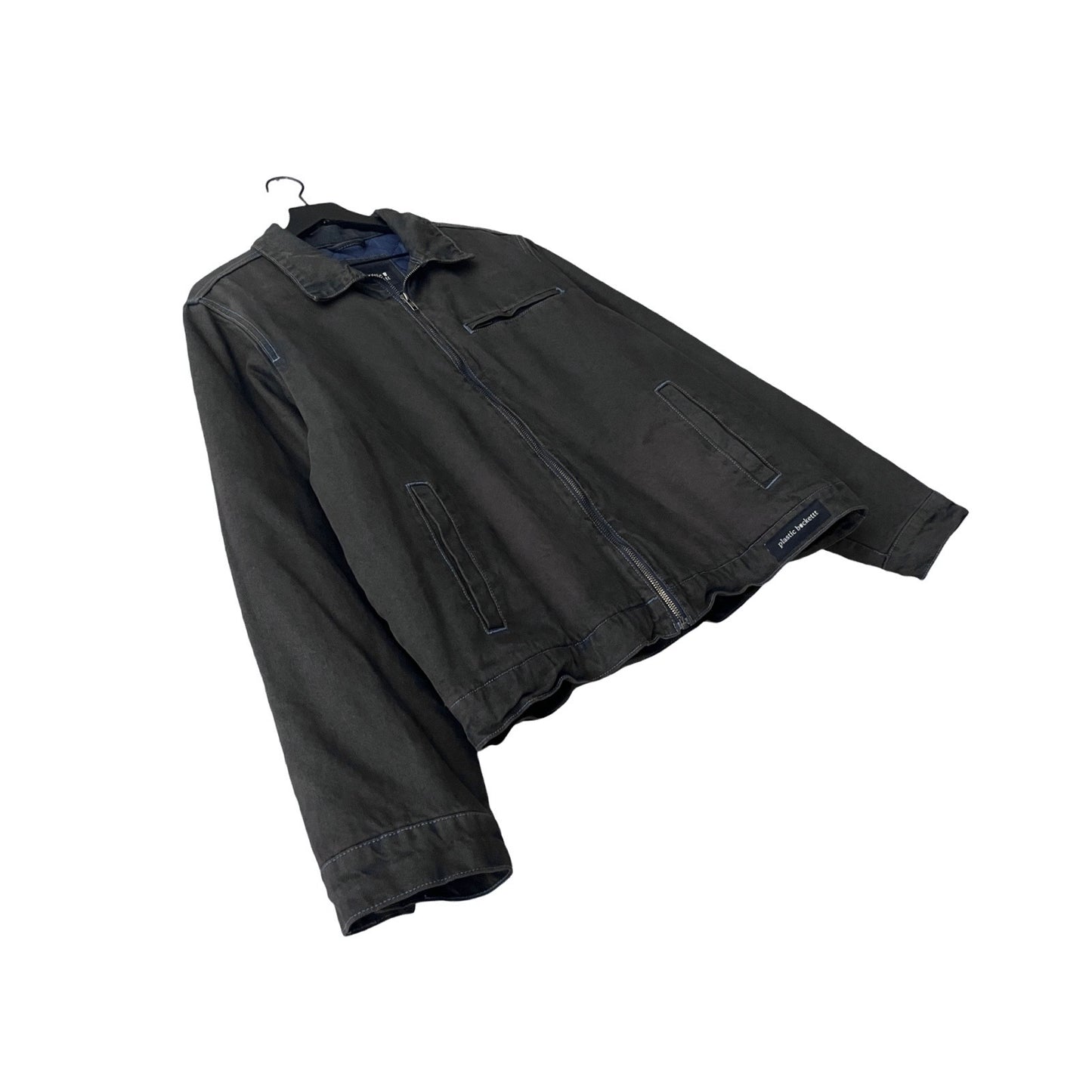 Denim Quilted Workwear Jacket in Atlantic / LARGE