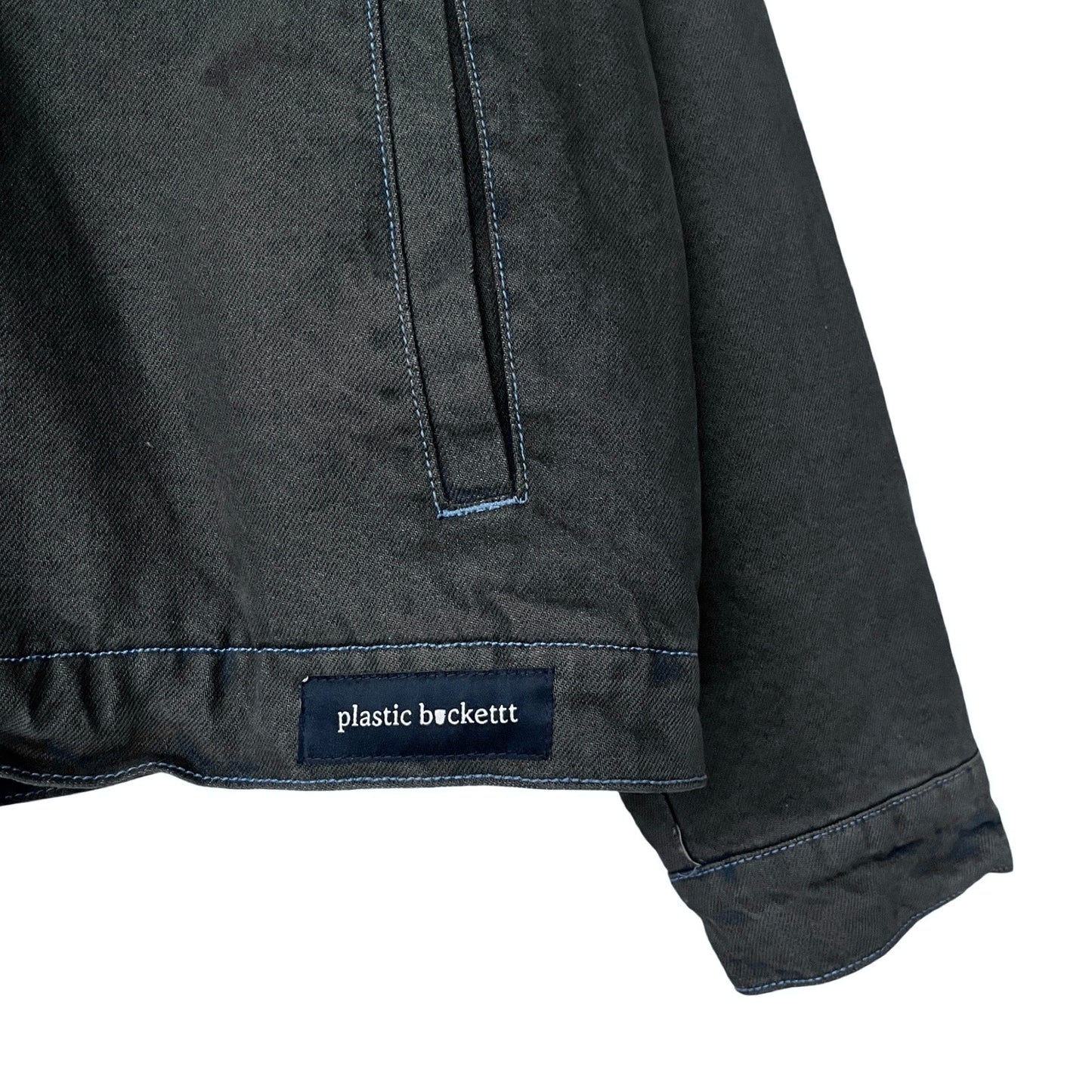 Denim Quilted Workwear Jacket in Atlantic / LARGE