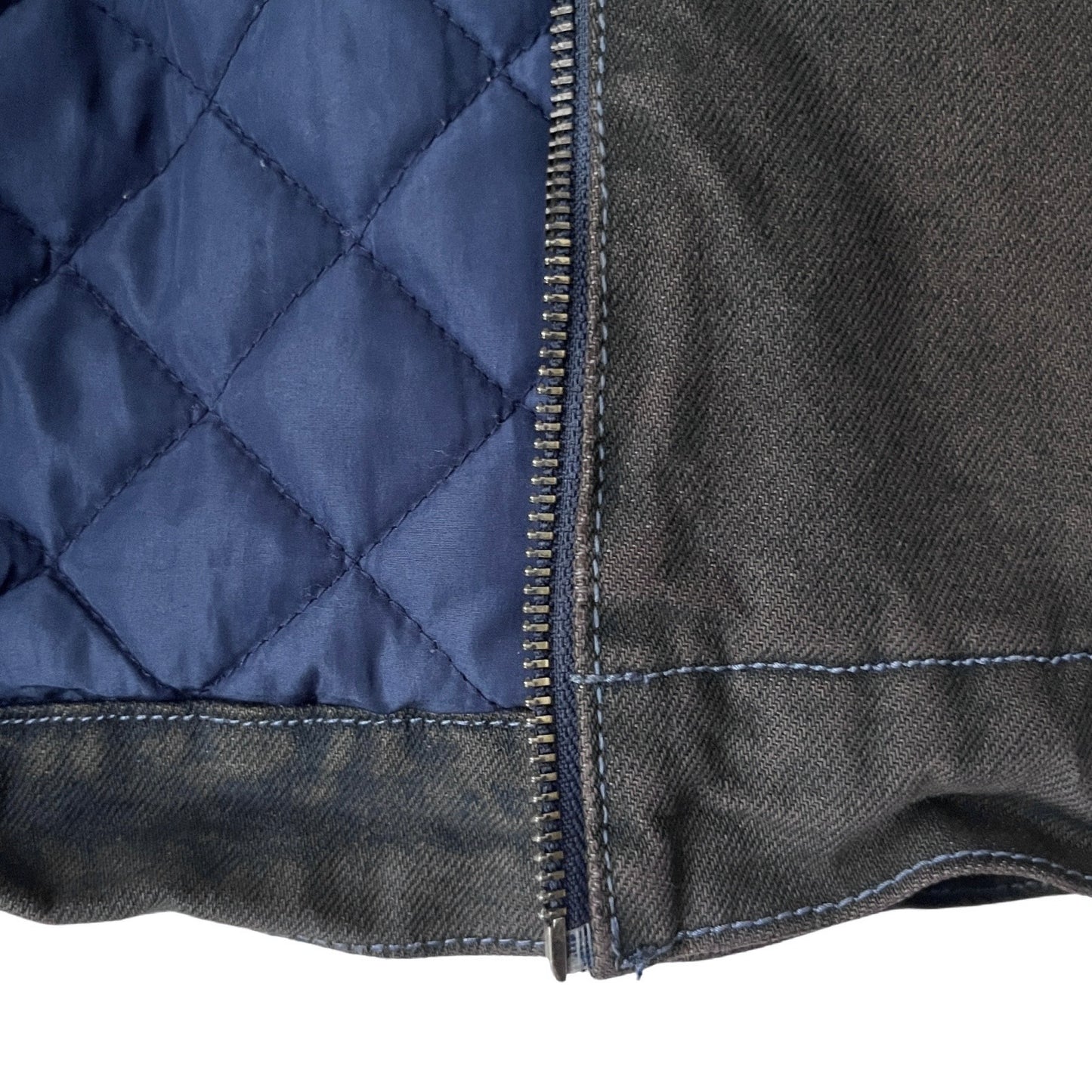 Denim Quilted Workwear Jacket in Atlantic / LARGE