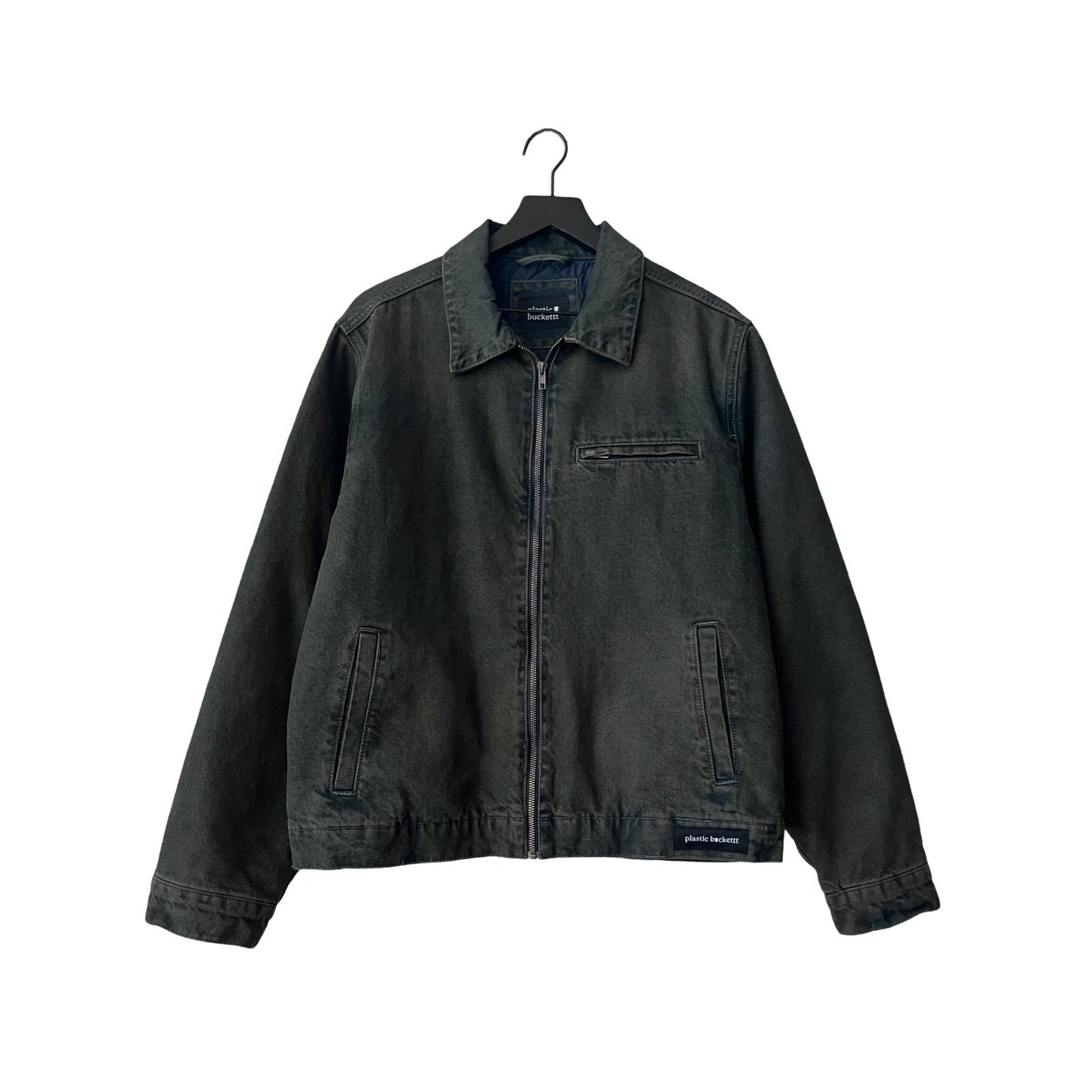 Denim Quilted Workwear Jacket in Peninsula / MEDIUM
