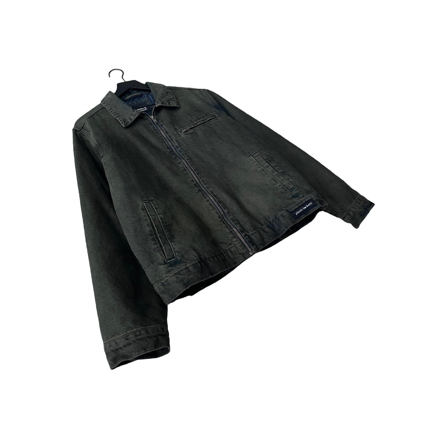 Denim Quilted Workwear Jacket in Peninsula / MEDIUM