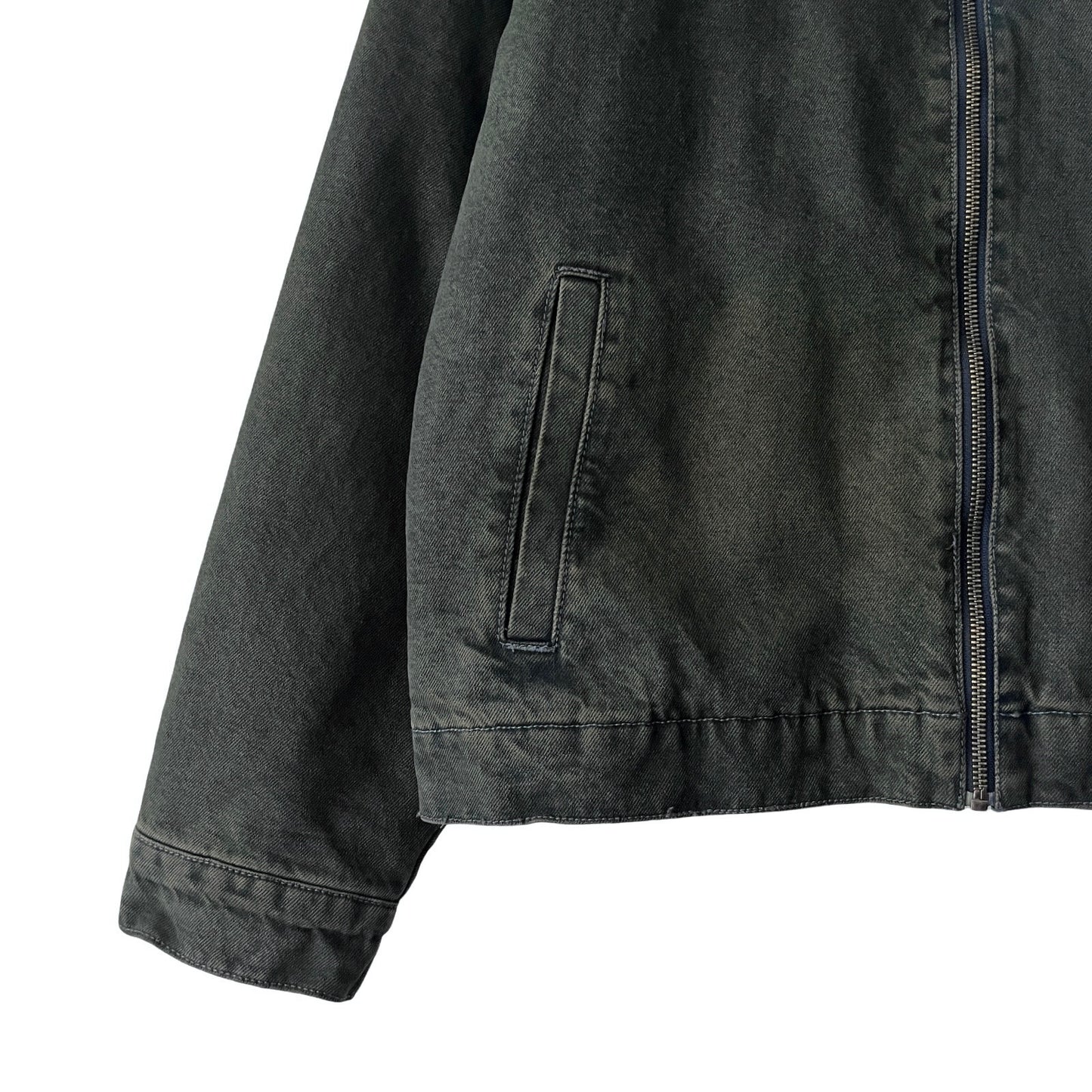 Denim Quilted Workwear Jacket in Peninsula / MEDIUM