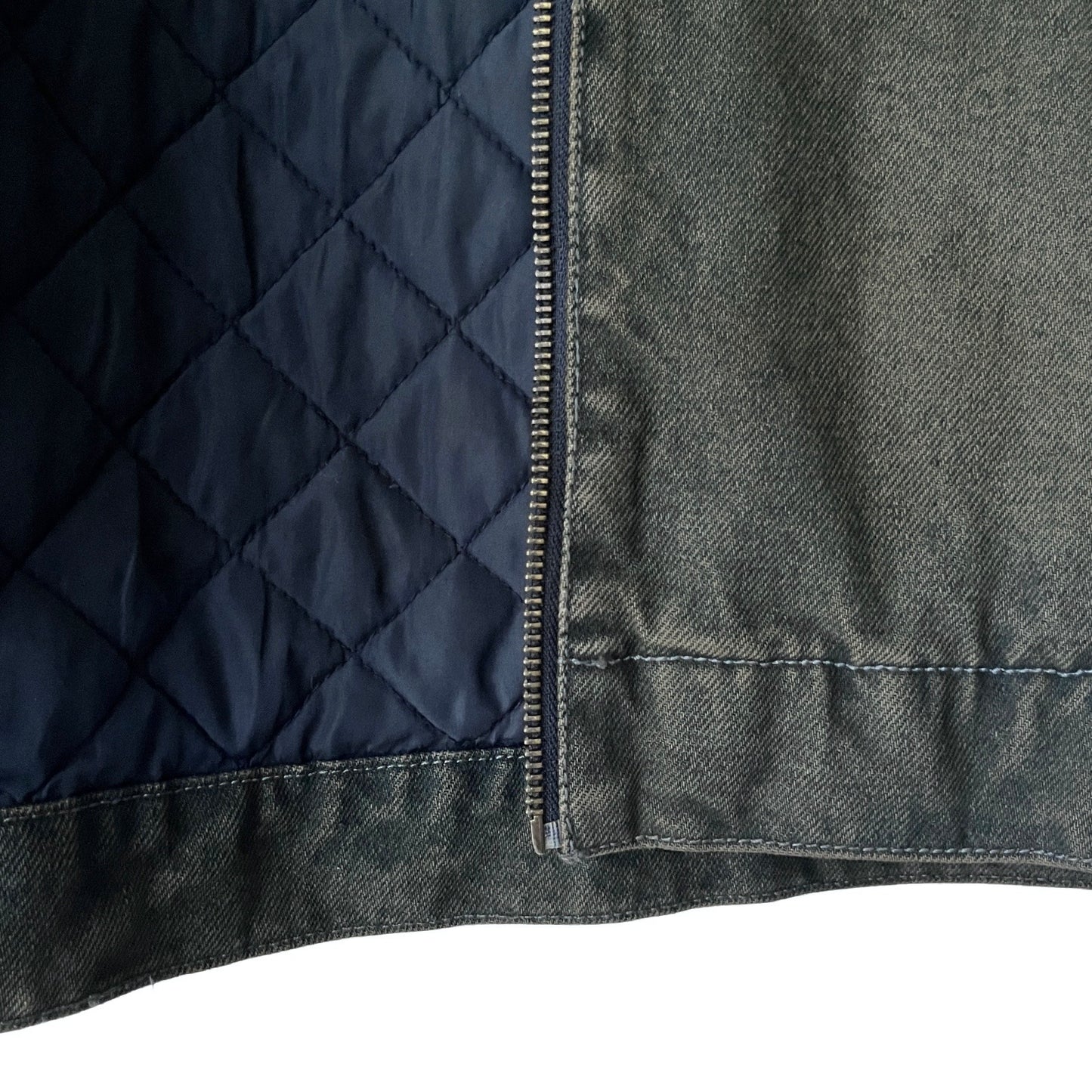 Denim Quilted Workwear Jacket in Peninsula / MEDIUM