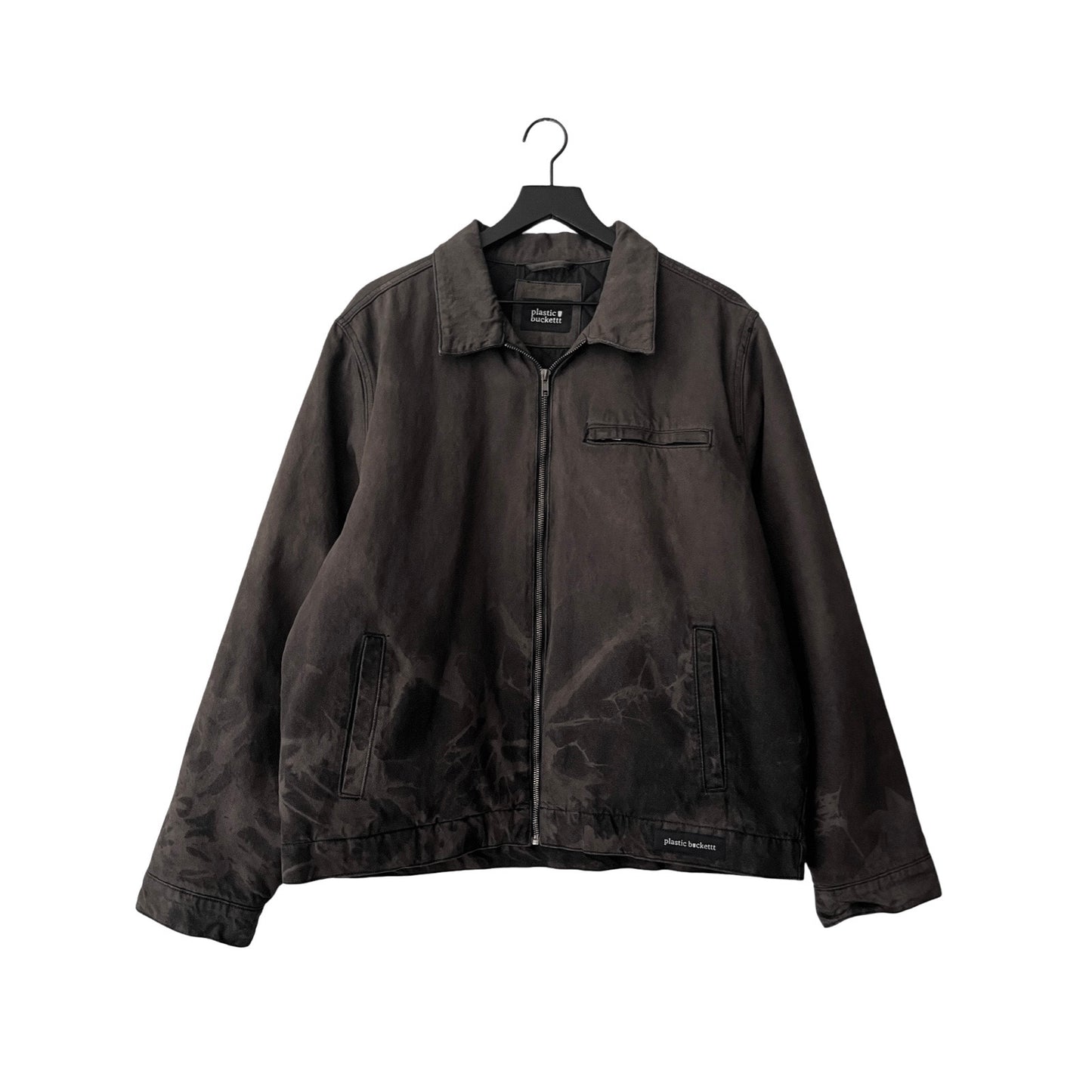 Denim Quilted Workwear Jacket in Igneous / LARGE