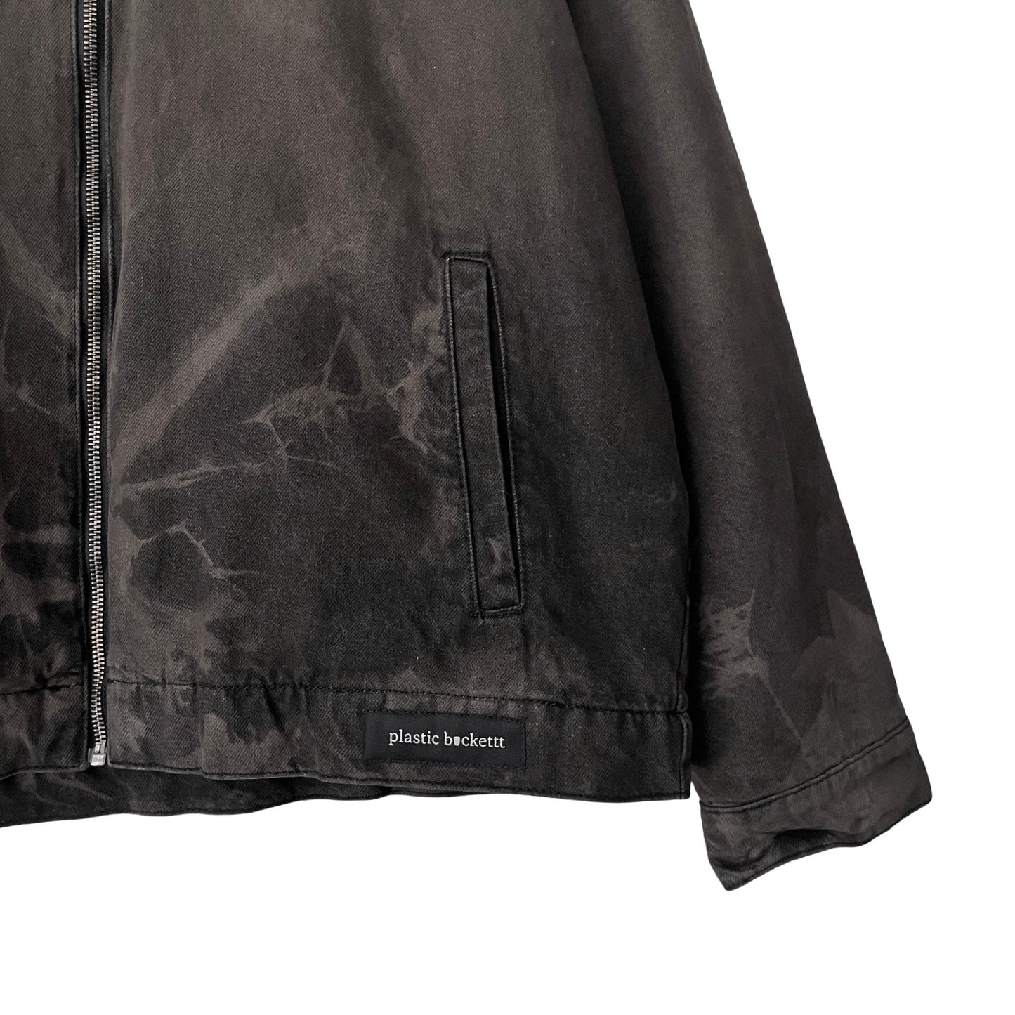 Denim Quilted Workwear Jacket in Igneous / LARGE