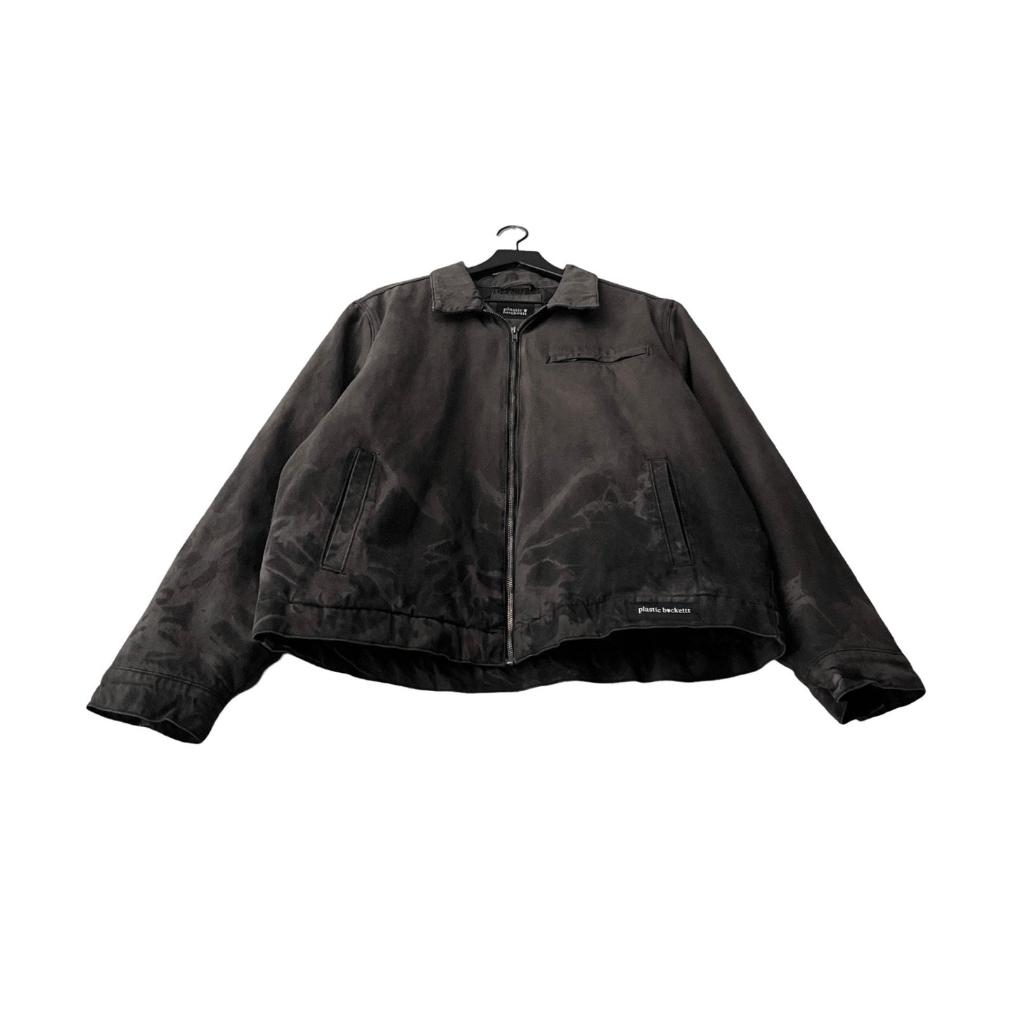 Denim Quilted Workwear Jacket in Igneous / LARGE
