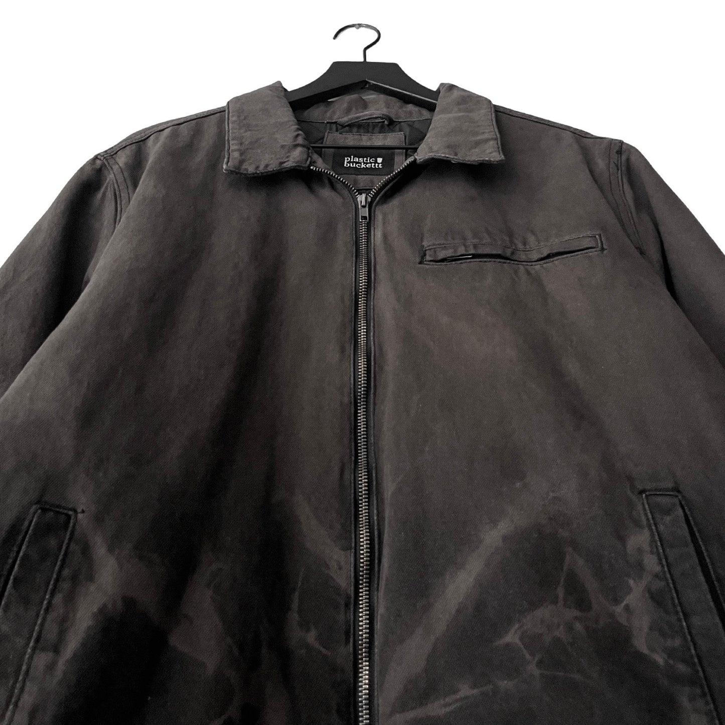 Denim Quilted Workwear Jacket in Igneous / LARGE