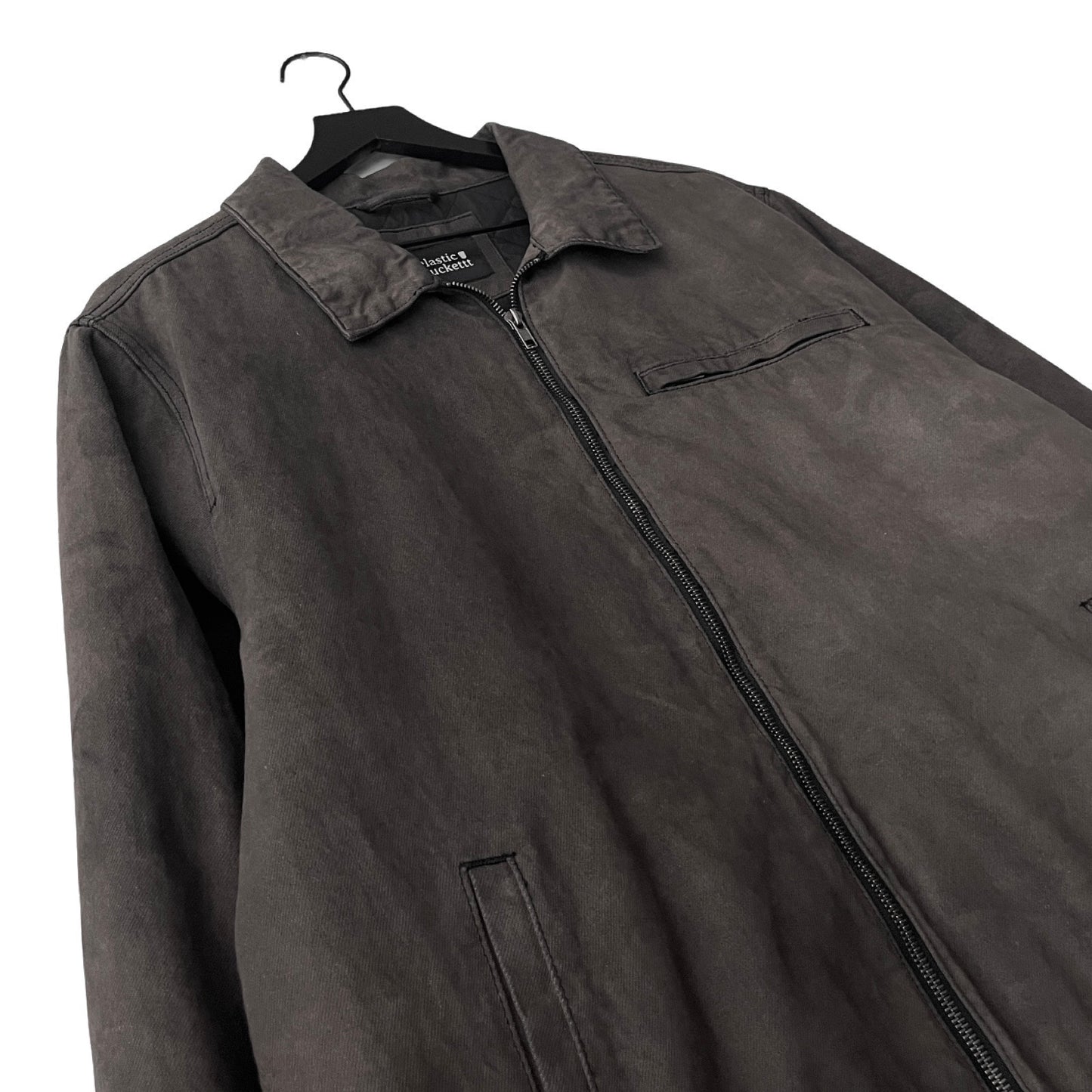 Denim Quilted Workwear Jacket in Capitan / LARGE