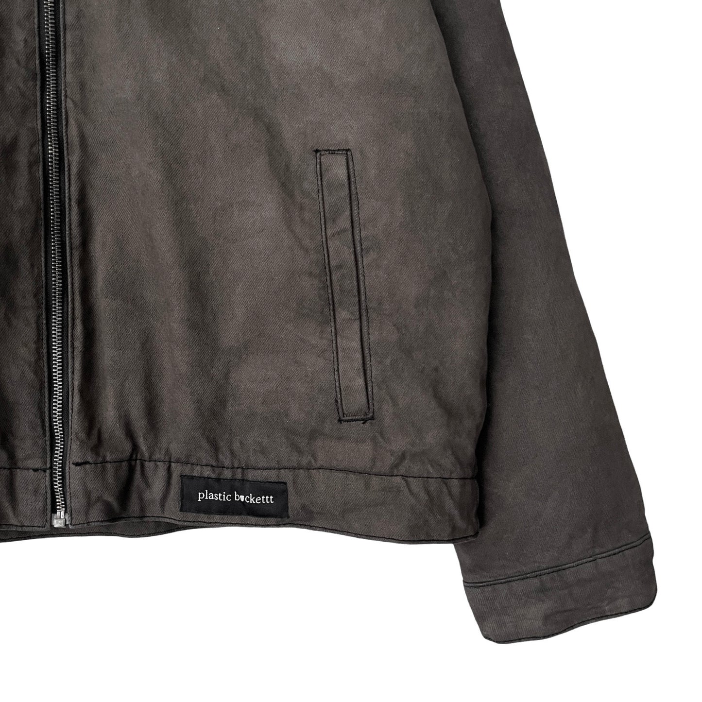 Denim Quilted Workwear Jacket in Capitan / LARGE