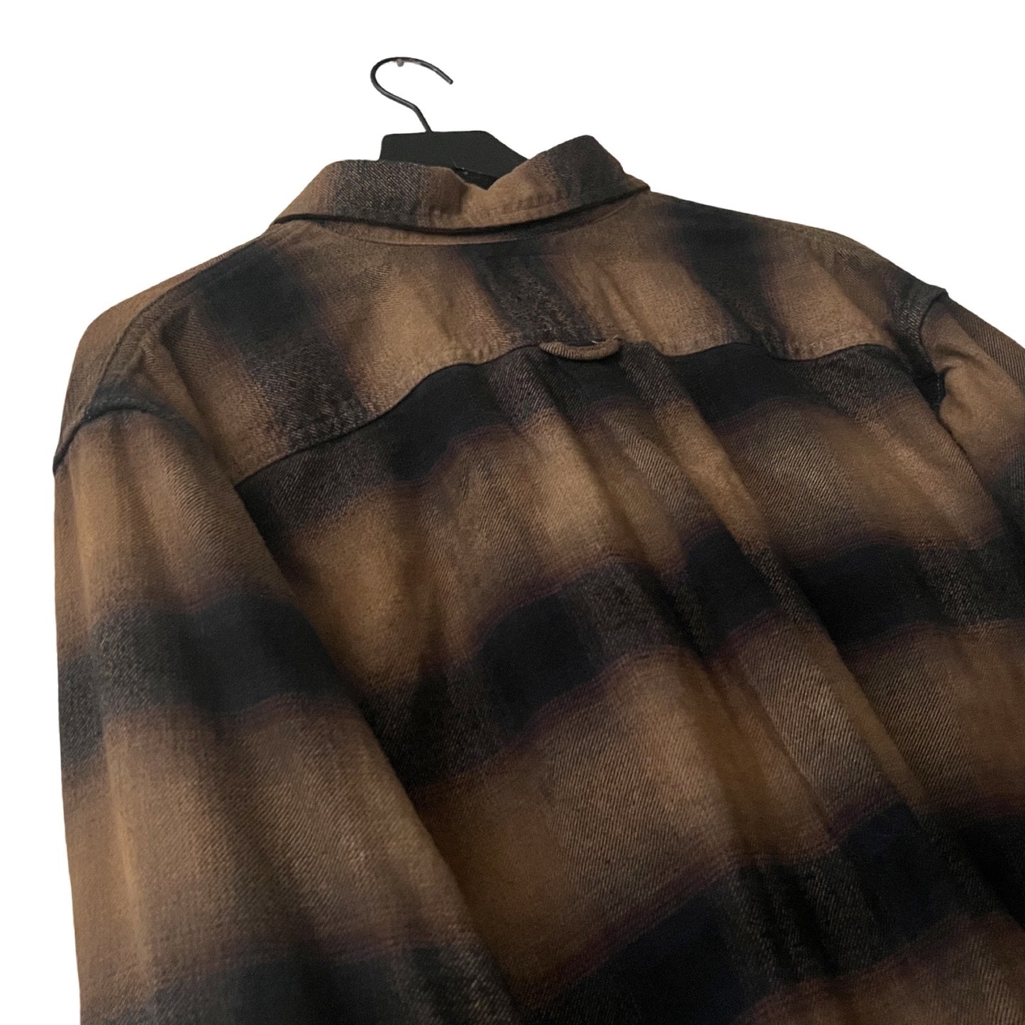 Cropped Flannel Shirt in Cobain / LARGE (also fits XL)