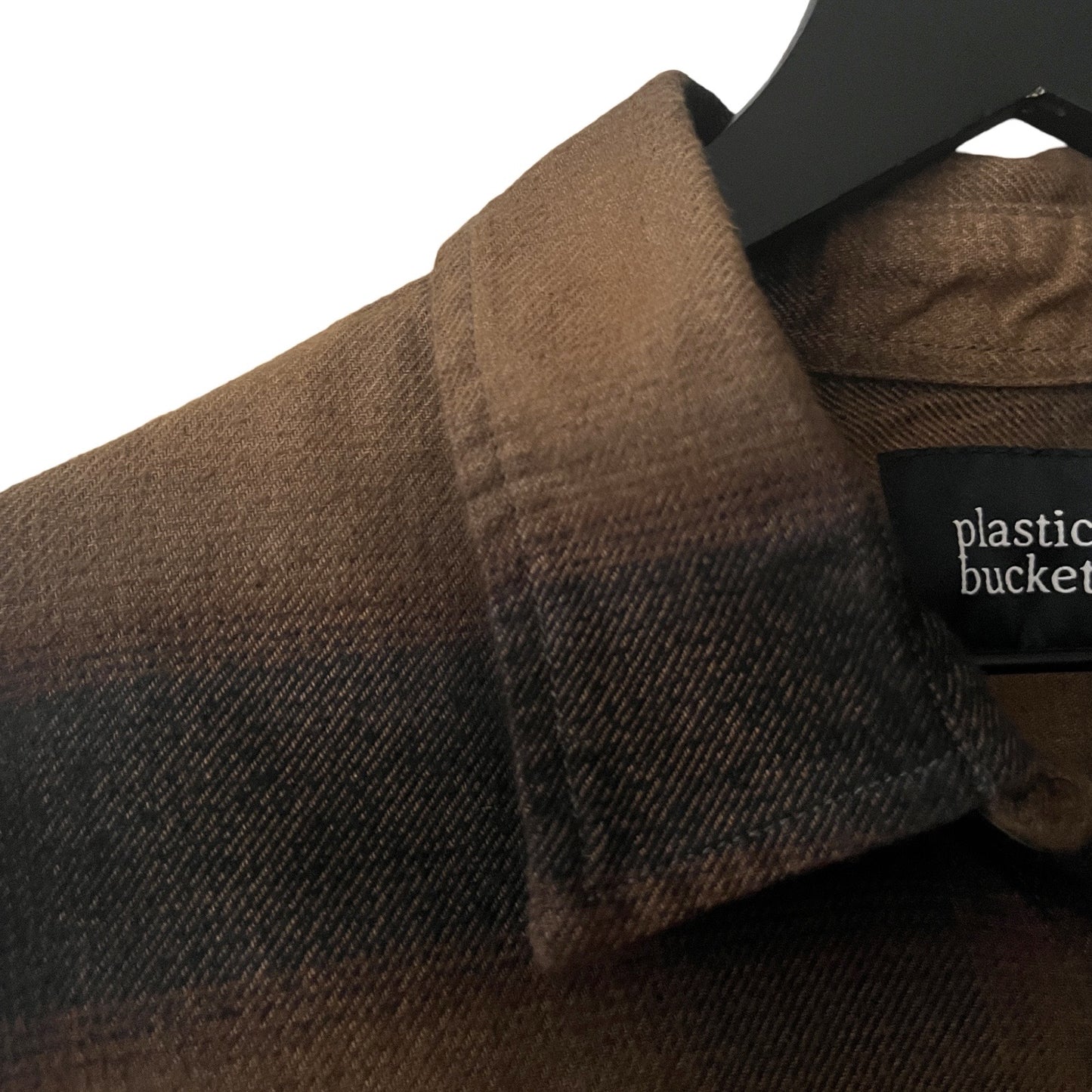 Cropped Flannel Shirt in Cobain / LARGE (also fits XL)