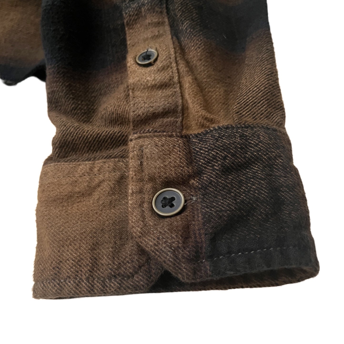 Cropped Flannel Shirt in Cobain / LARGE (also fits XL)