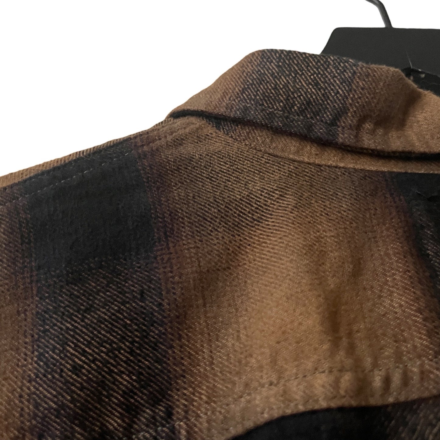 Cropped Flannel Shirt in Cobain / LARGE (also fits XL)