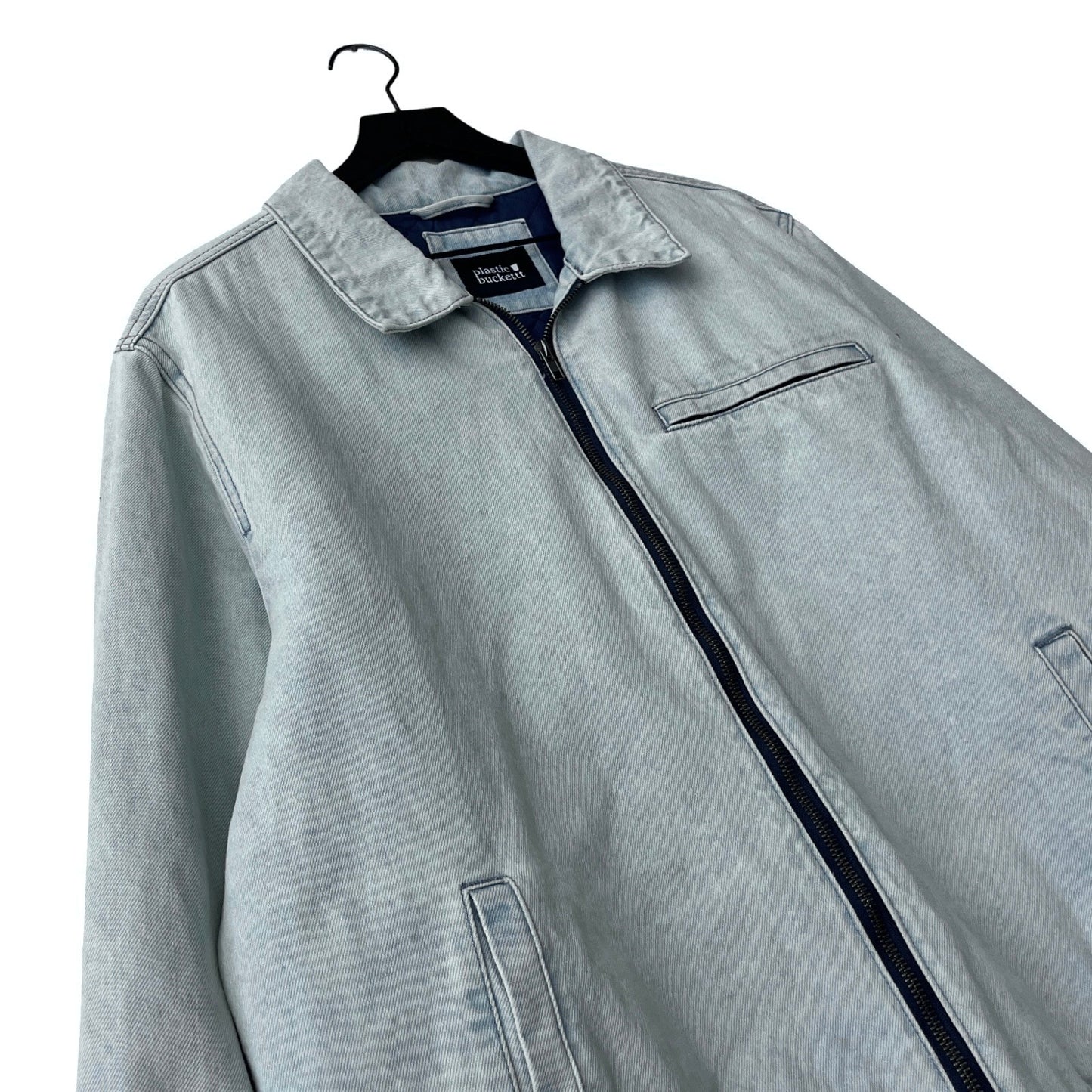 Denim Quilted Workwear Jacket in Nome / LARGE