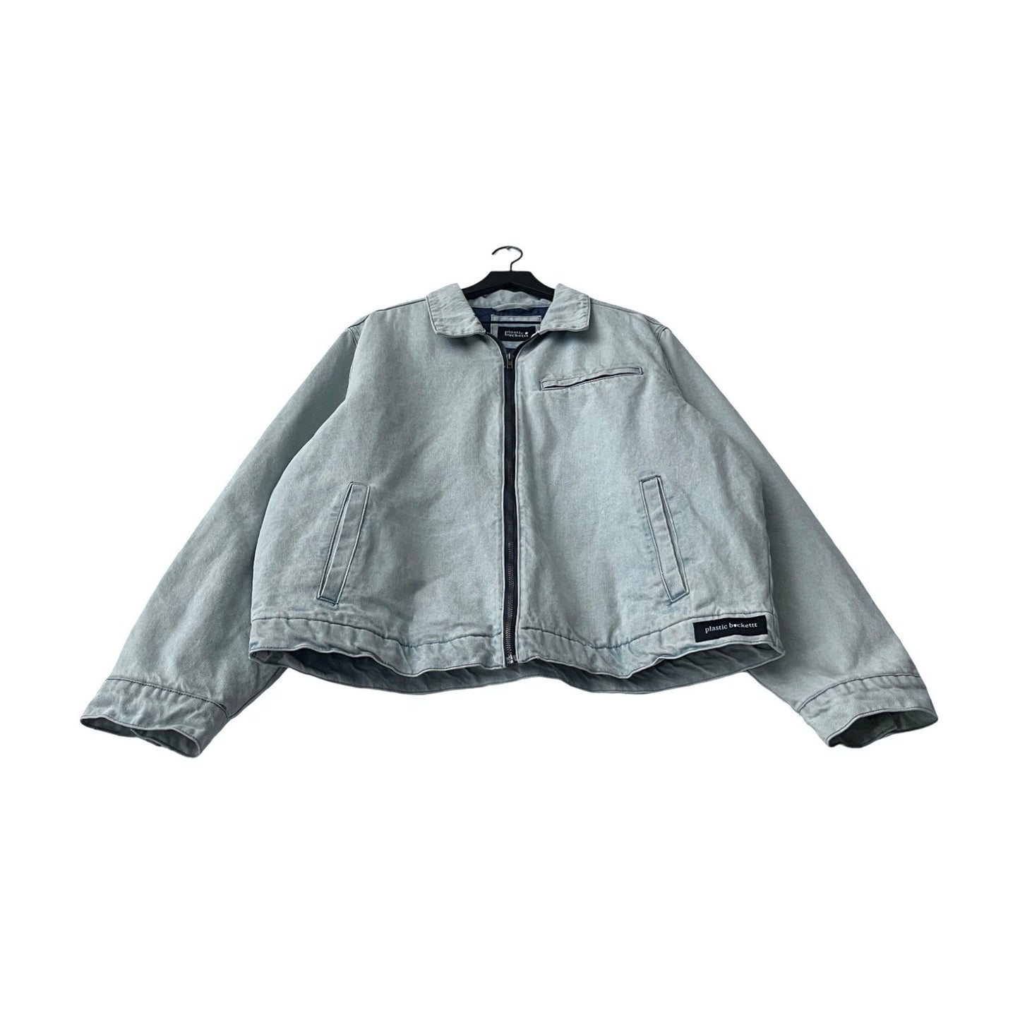 Denim Quilted Workwear Jacket in Nome / LARGE