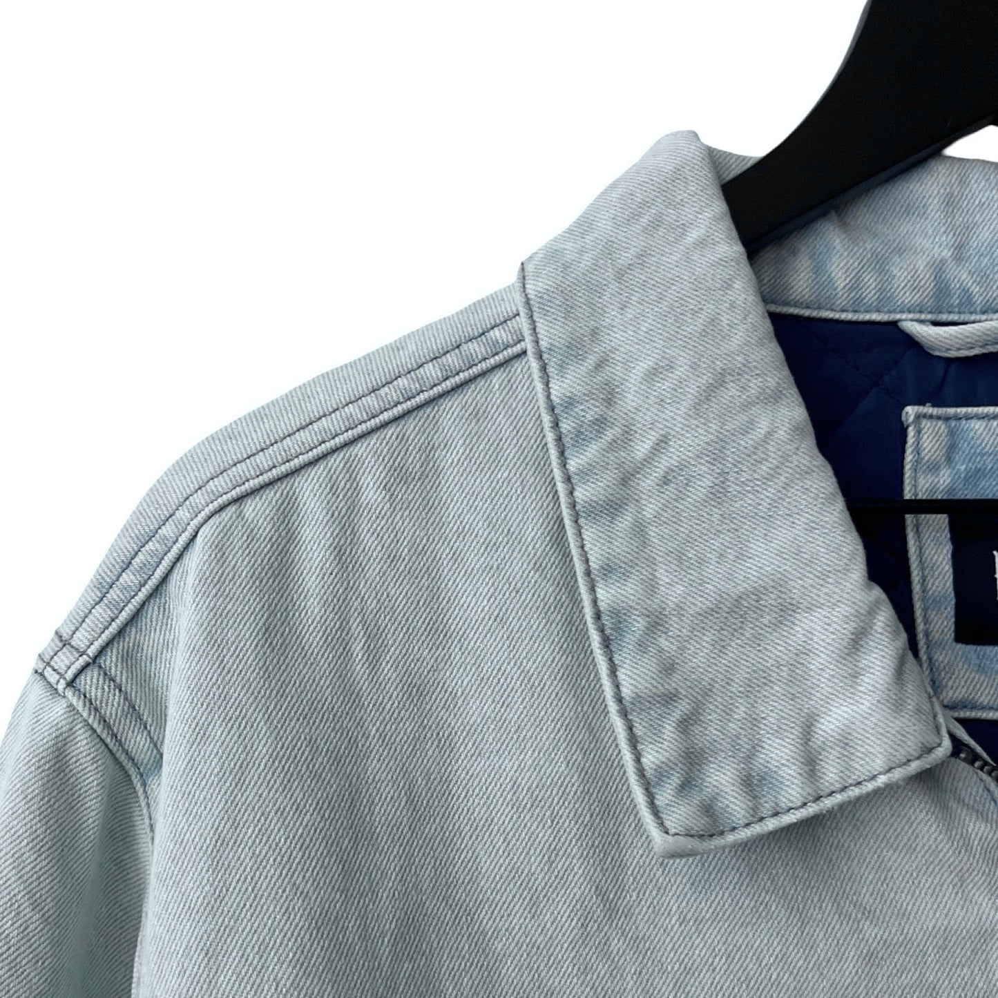 Denim Quilted Workwear Jacket in Nome / LARGE