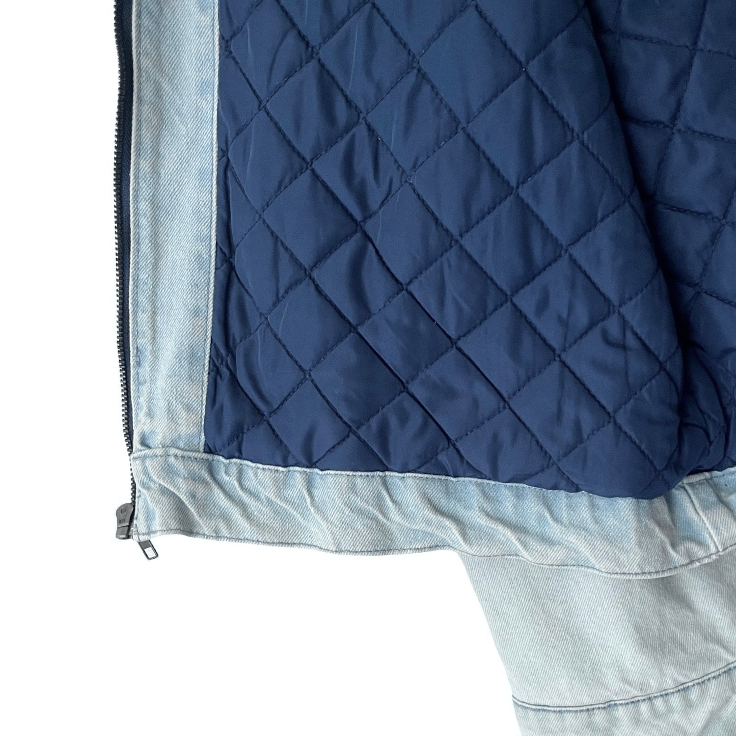Denim Quilted Workwear Jacket in Nome / LARGE