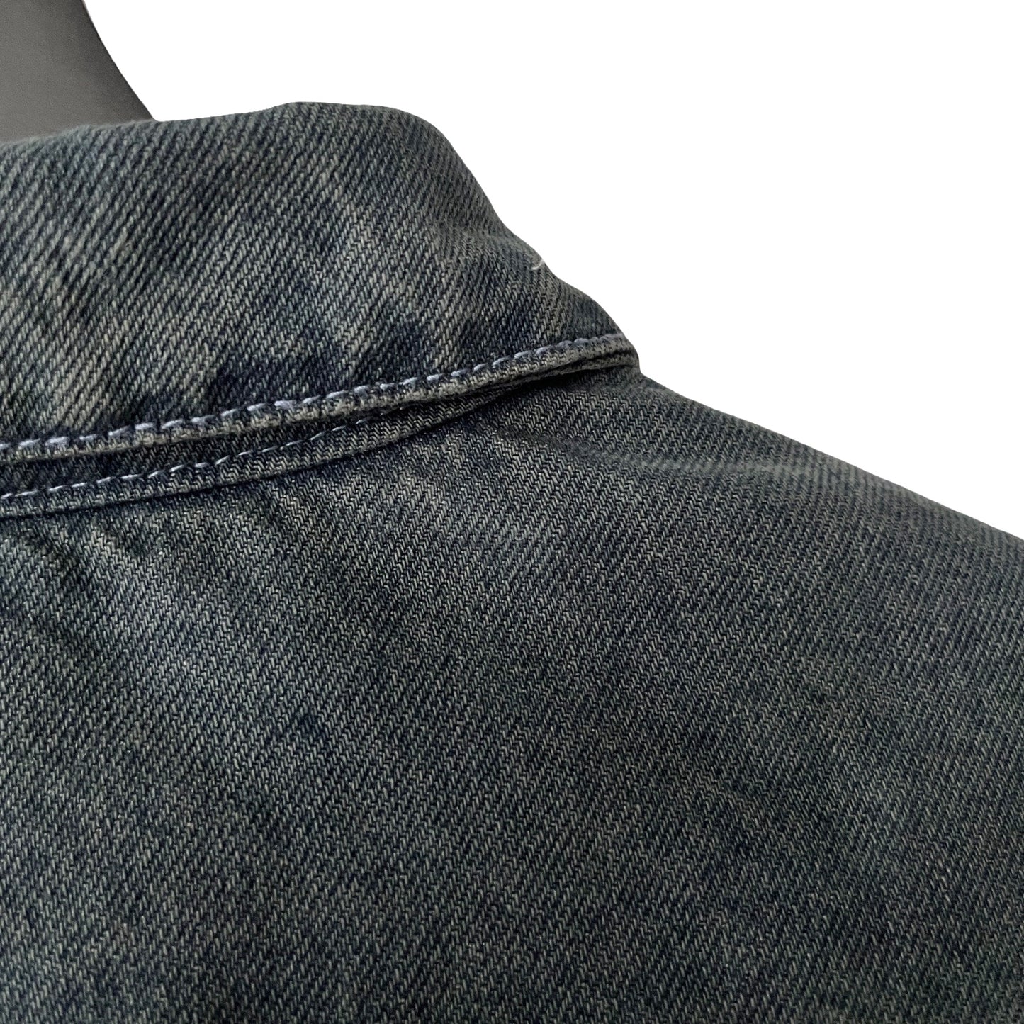 Denim Quilted Workwear Jacket in Cascades / X-LARGE