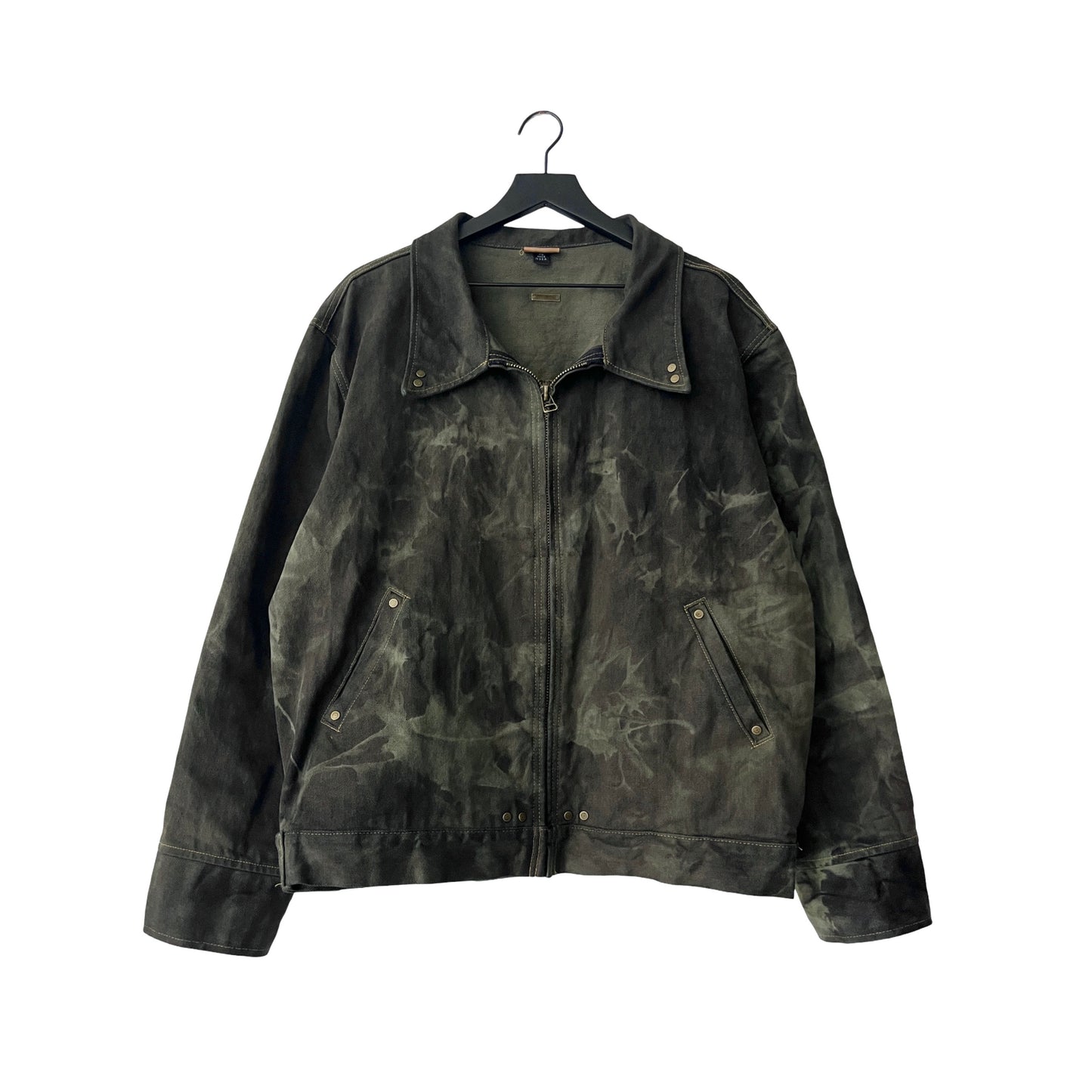 Two Pillars x Plastic Buckettt 2-Piece Denim Set (Jacket & Pants) in Royal Fern / LARGE