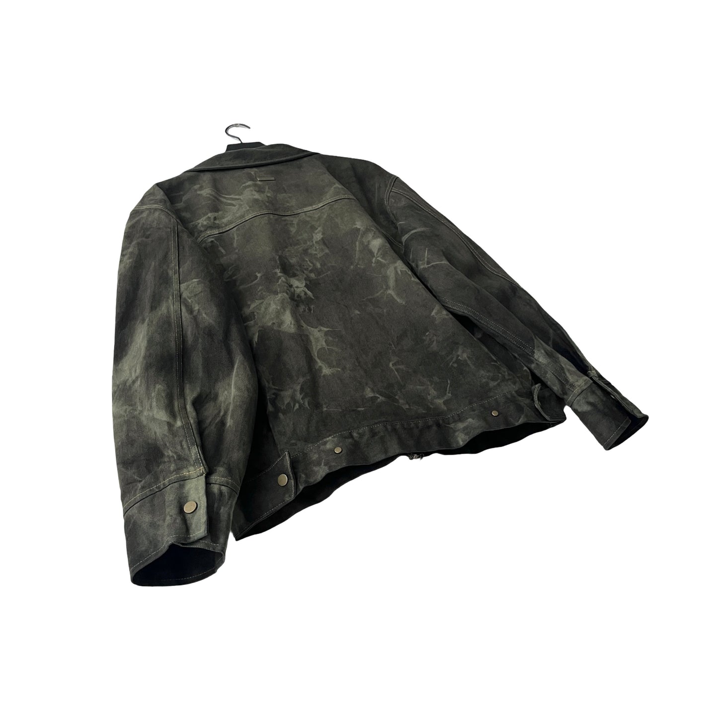 Two Pillars x Plastic Buckettt 2-Piece Denim Set (Jacket & Pants) in Royal Fern / LARGE