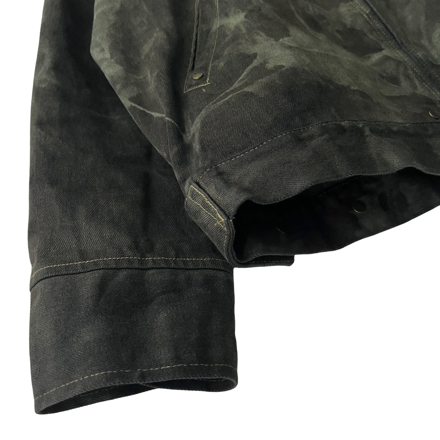 Two Pillars x Plastic Buckettt 2-Piece Denim Set (Jacket & Pants) in Royal Fern / LARGE