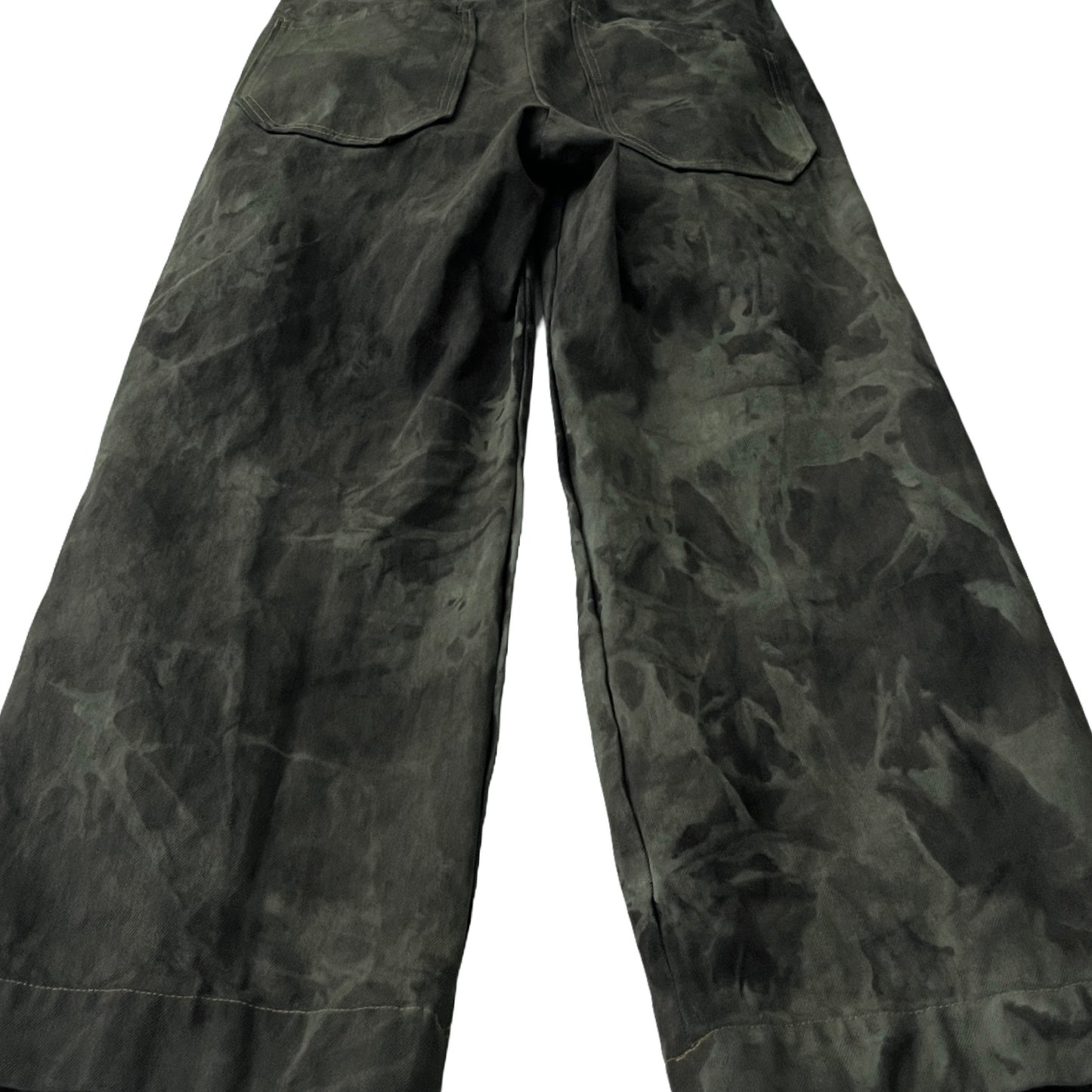 Two Pillars x Plastic Buckettt 2-Piece Denim Set (Jacket & Pants) in Royal Fern / LARGE
