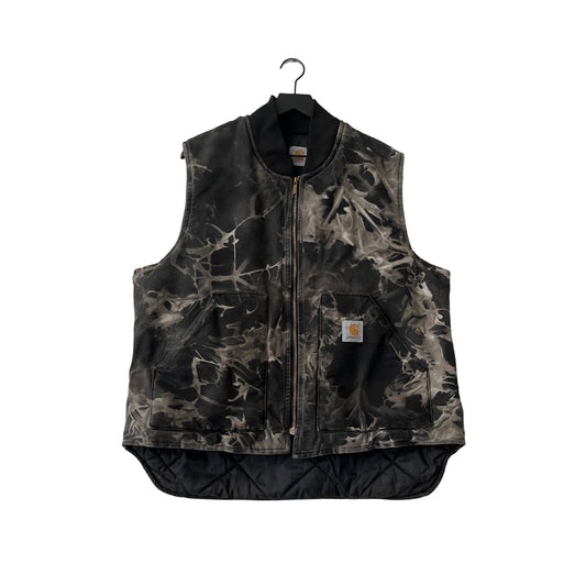 Carhartt Insulated Canvas Vest in Quarry / X-LARGE