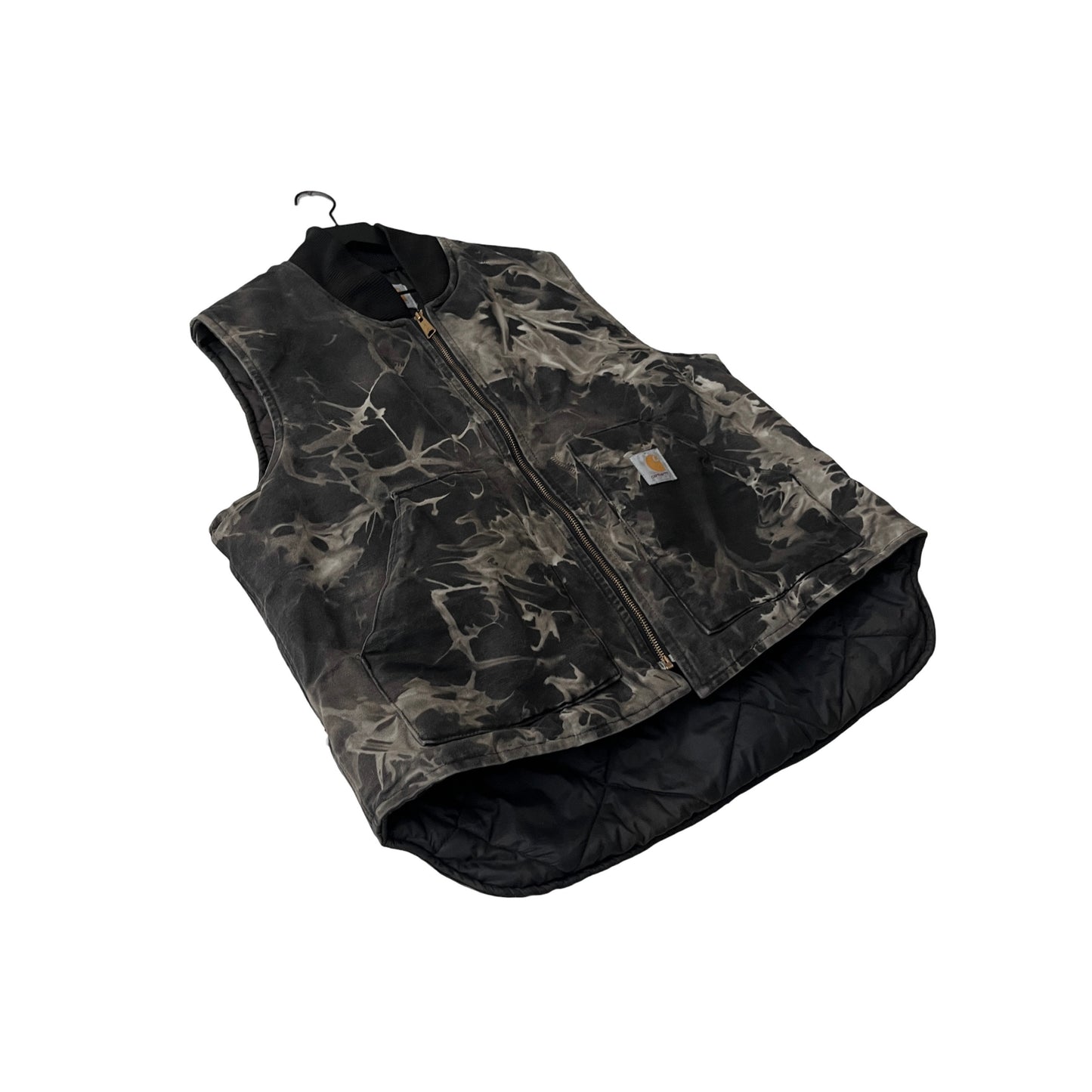 Carhartt Insulated Canvas Vest in Quarry / X-LARGE