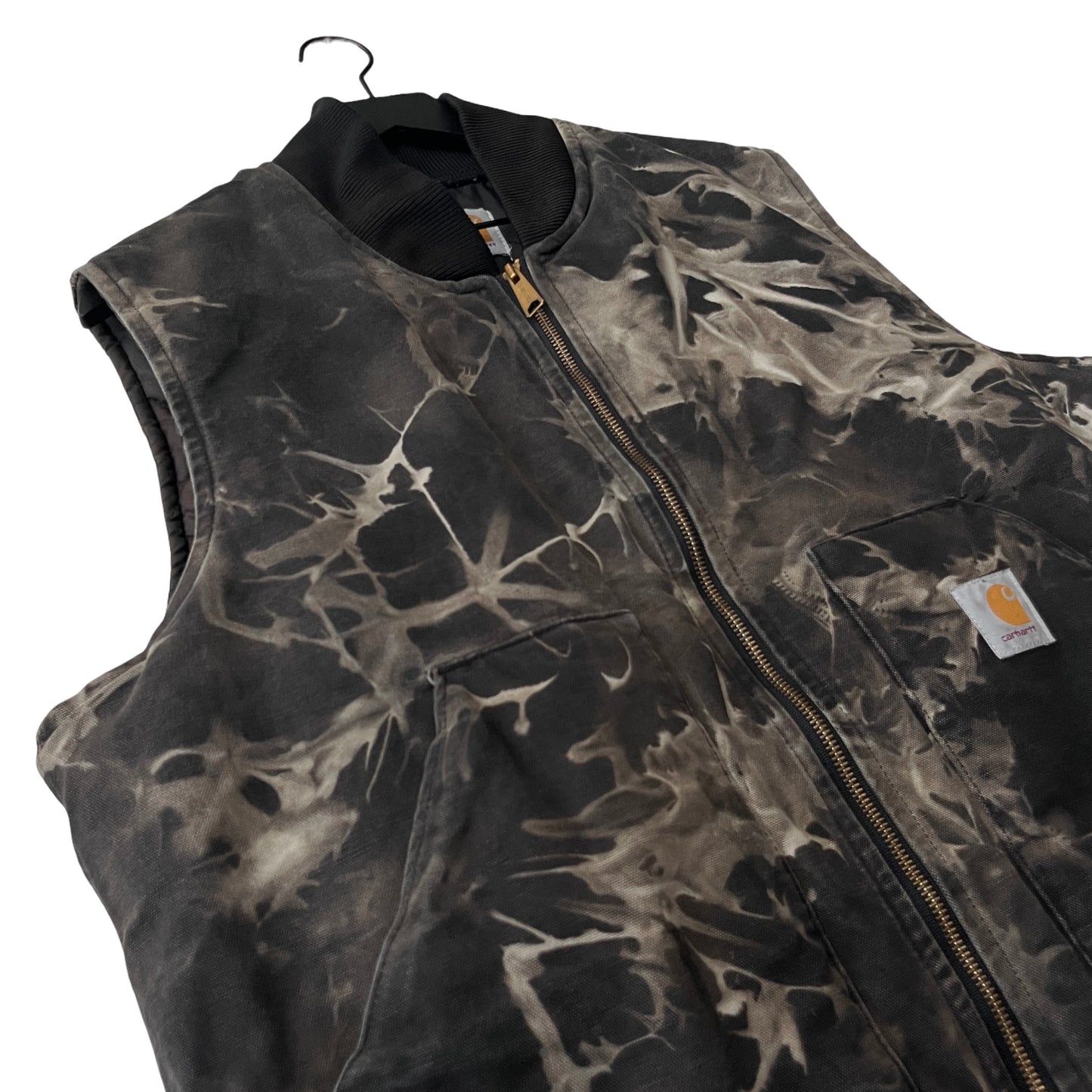 Carhartt Insulated Canvas Vest in Quarry / X-LARGE