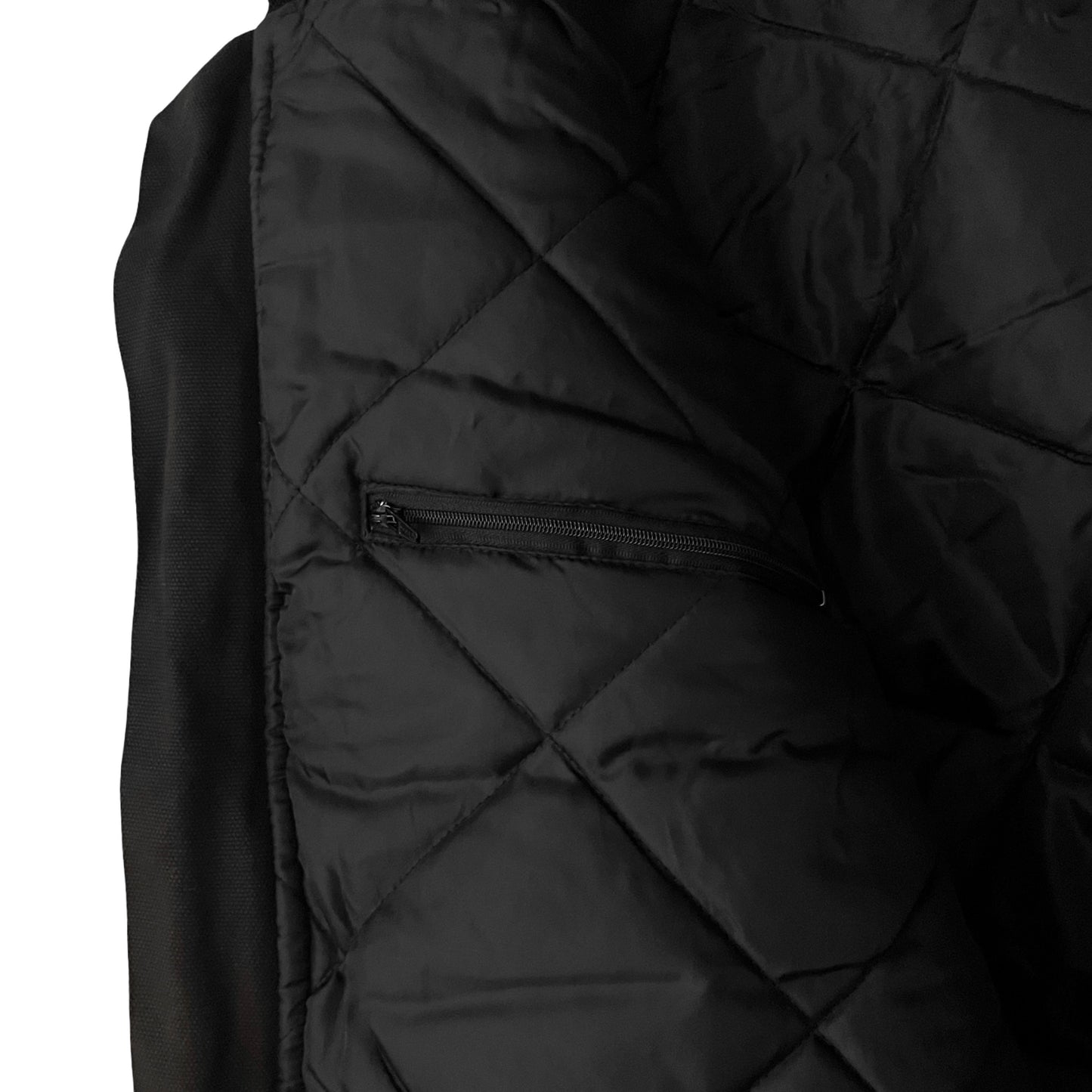 Insulated Canvas Workwear Vest in Singe / X-LARGE TALL