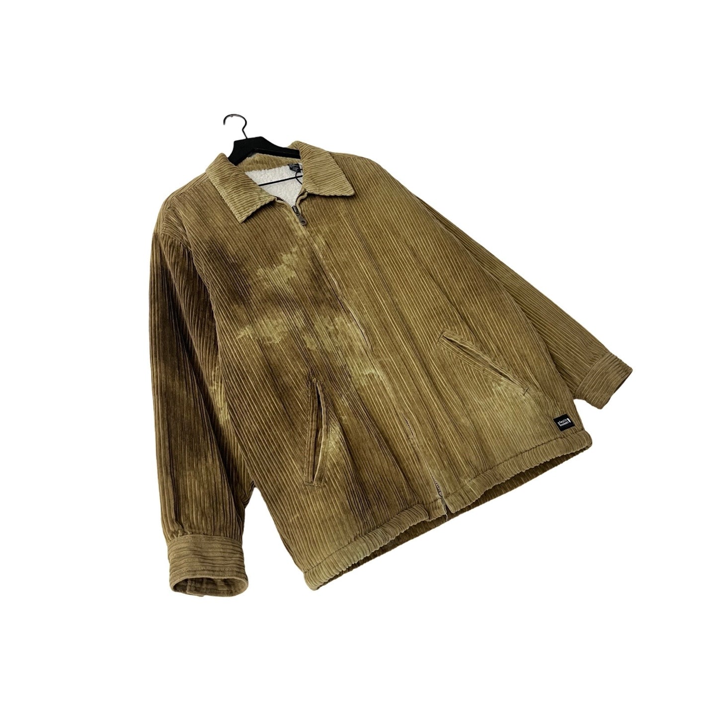 Vintage Corduroy Fleece-Lined Oversized Shacket in Antiqua / LARGE (also fits XL)