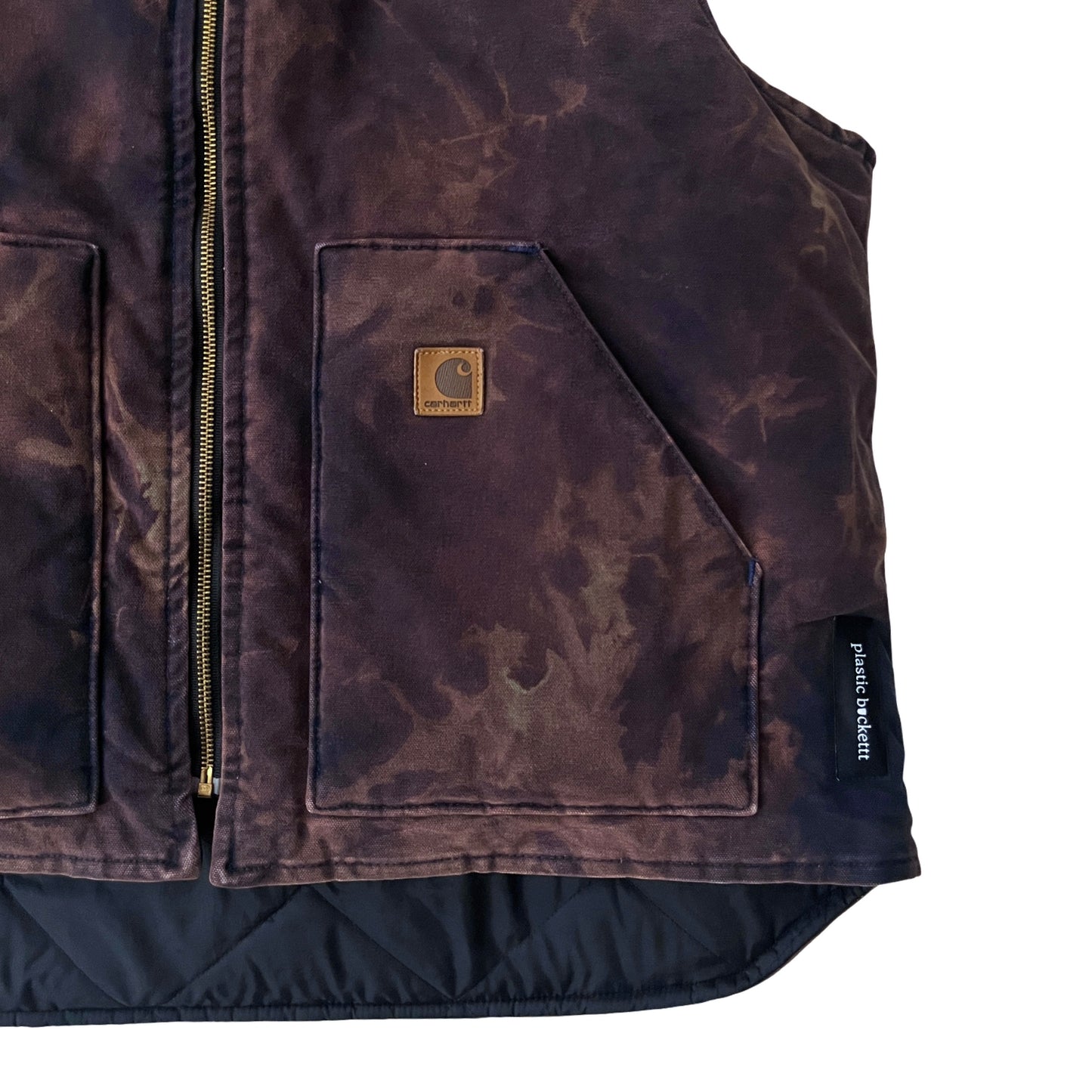 Carhartt Insulated Canvas Vest in Amethyst / XXL