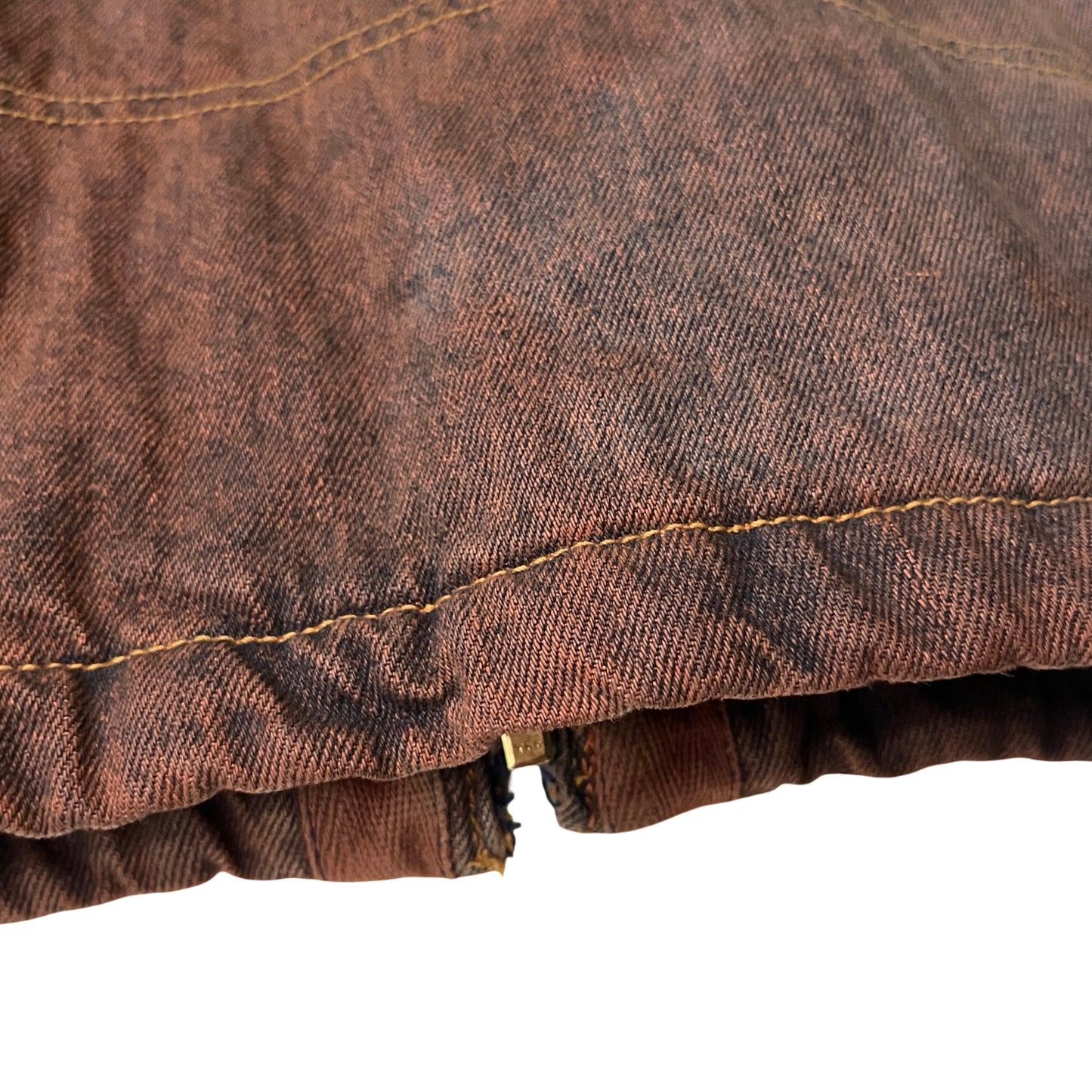 Hybrid Full-Zip Vested Hoodie Jacket in Clay / MEDIUM