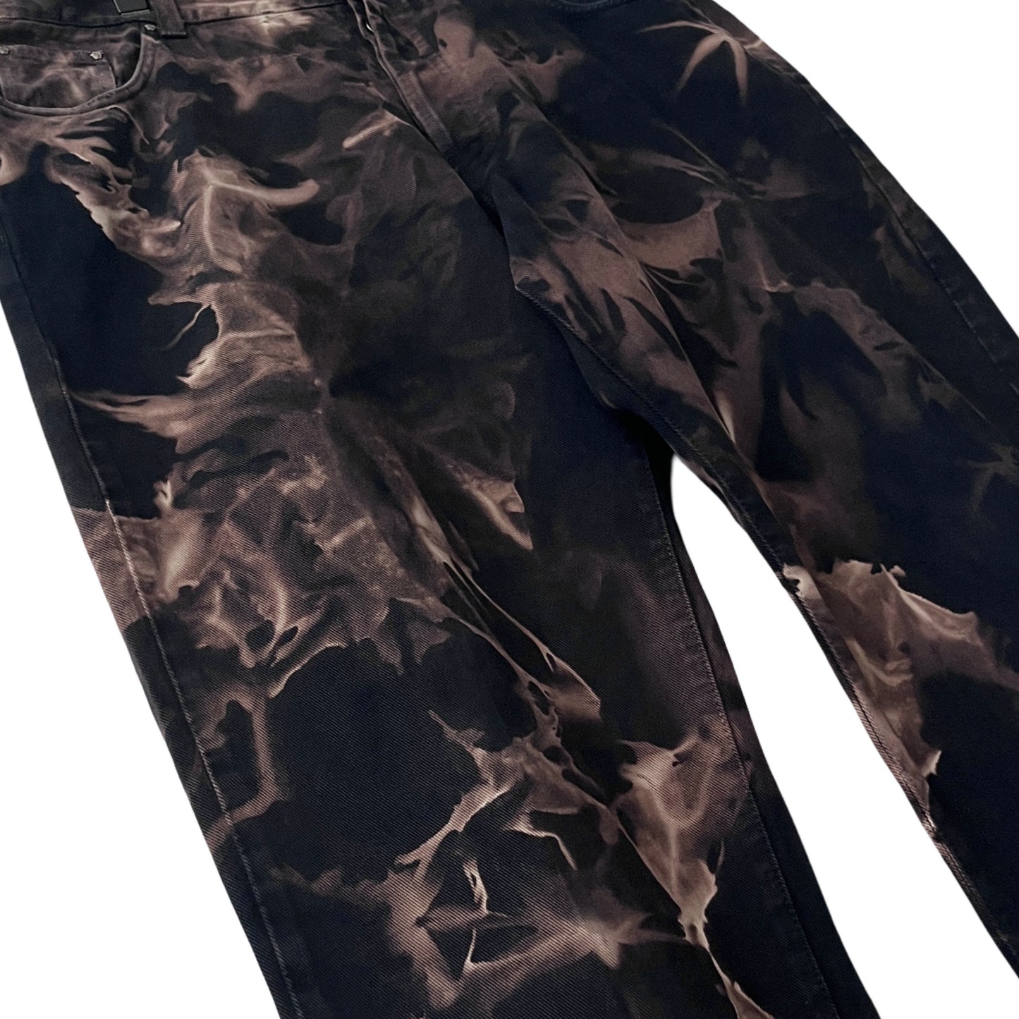 Versace Relaxed Denim Jeans in Petrified / 38" x 34"